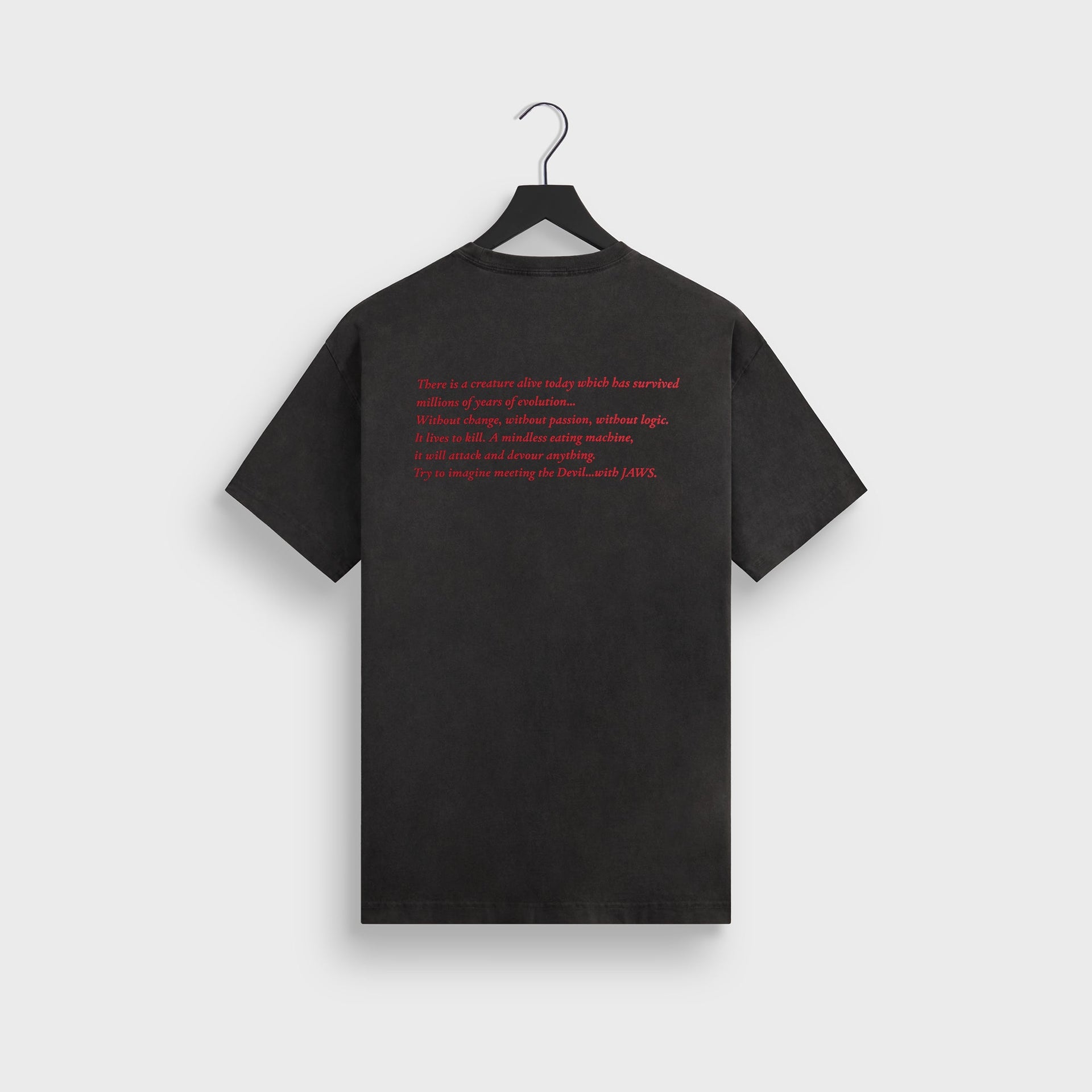 Kith for JAWS Shark Attack Vintage Tee - Black