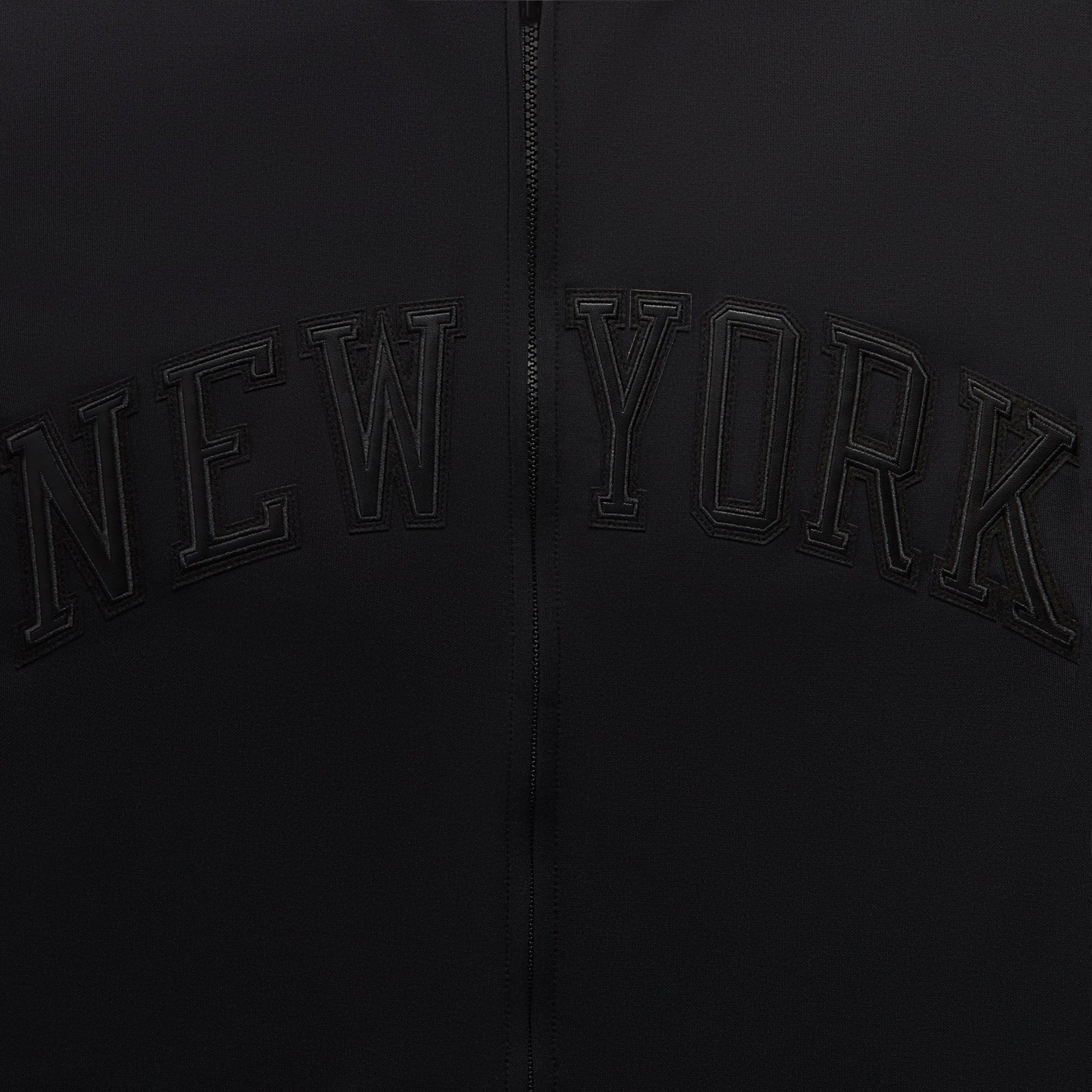 Kith for the New York Knicks Tricot Full Zip Sweater - Black - PH