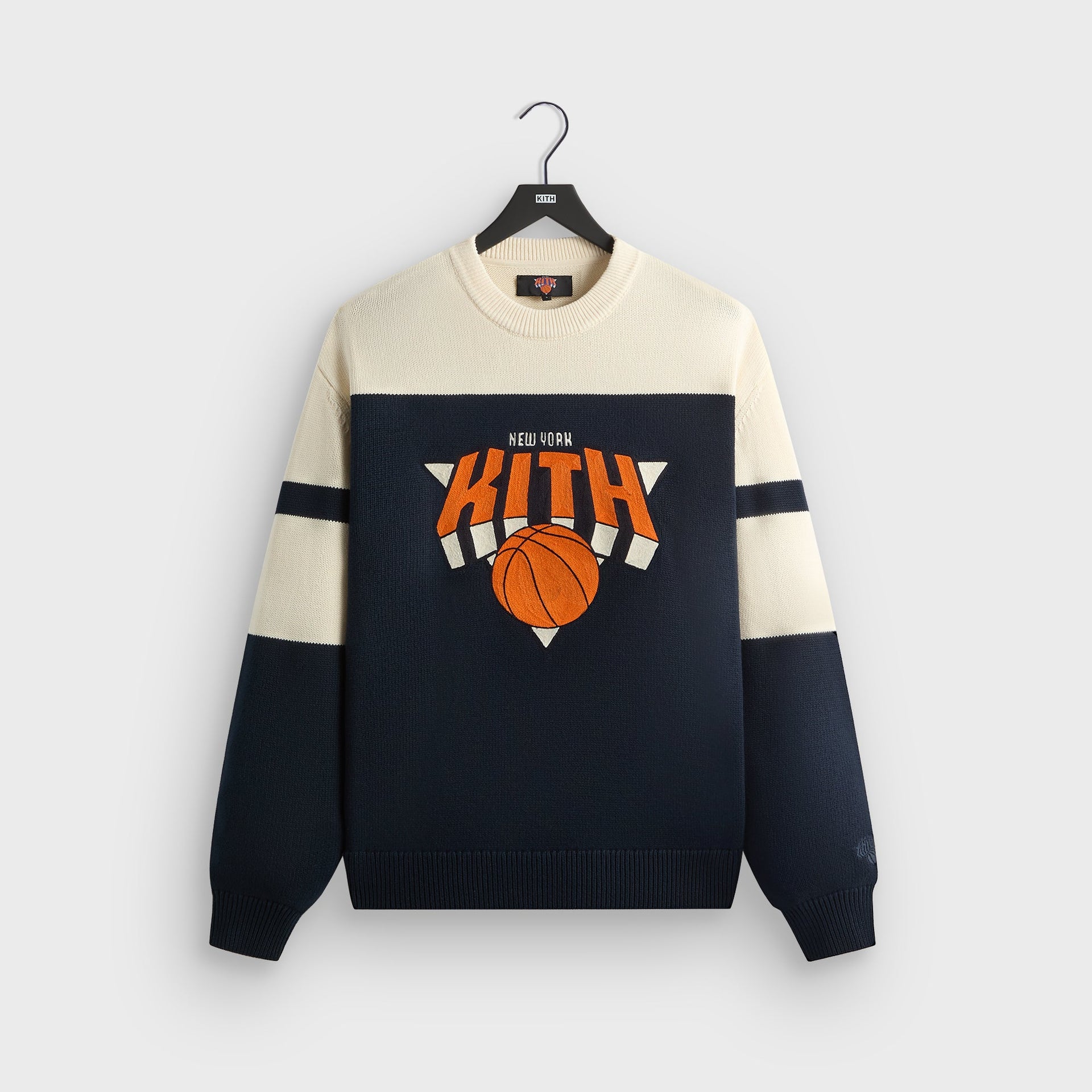 Kith for the New York Knicks Logo Crewneck Sweater - Nocturnal