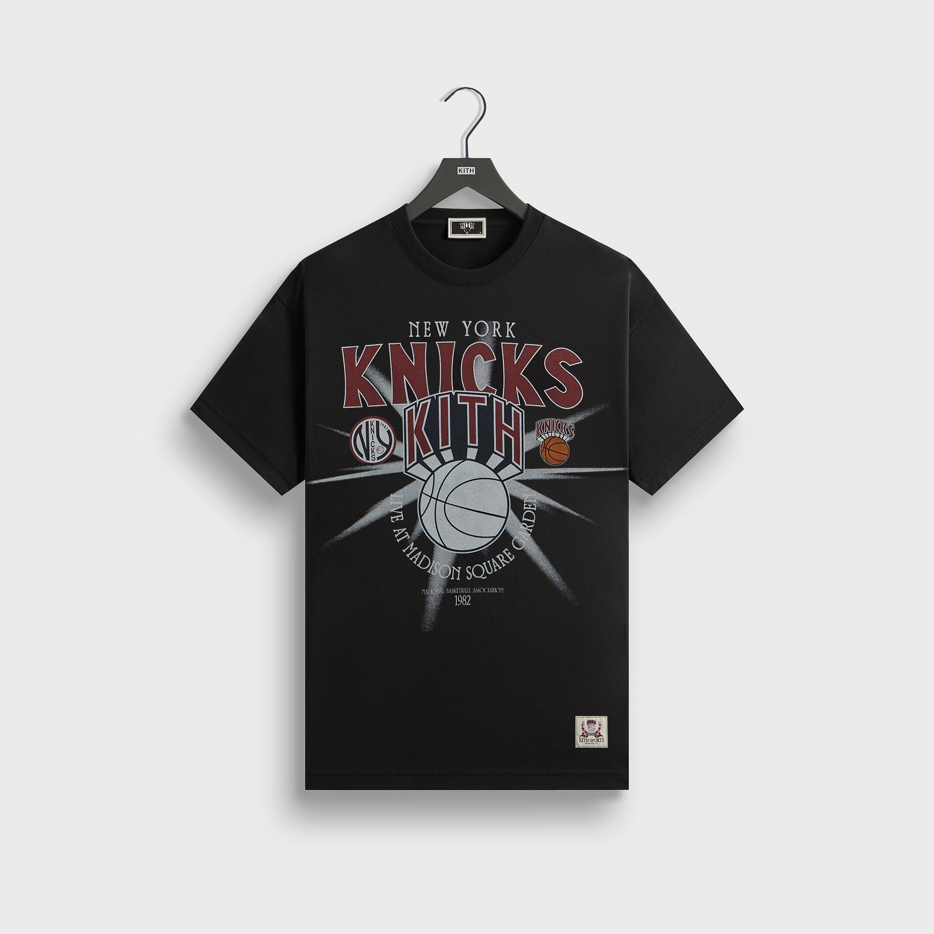 Kith for the New York Knicks Madison Square Garden Burst Jones Tee - Black - PH