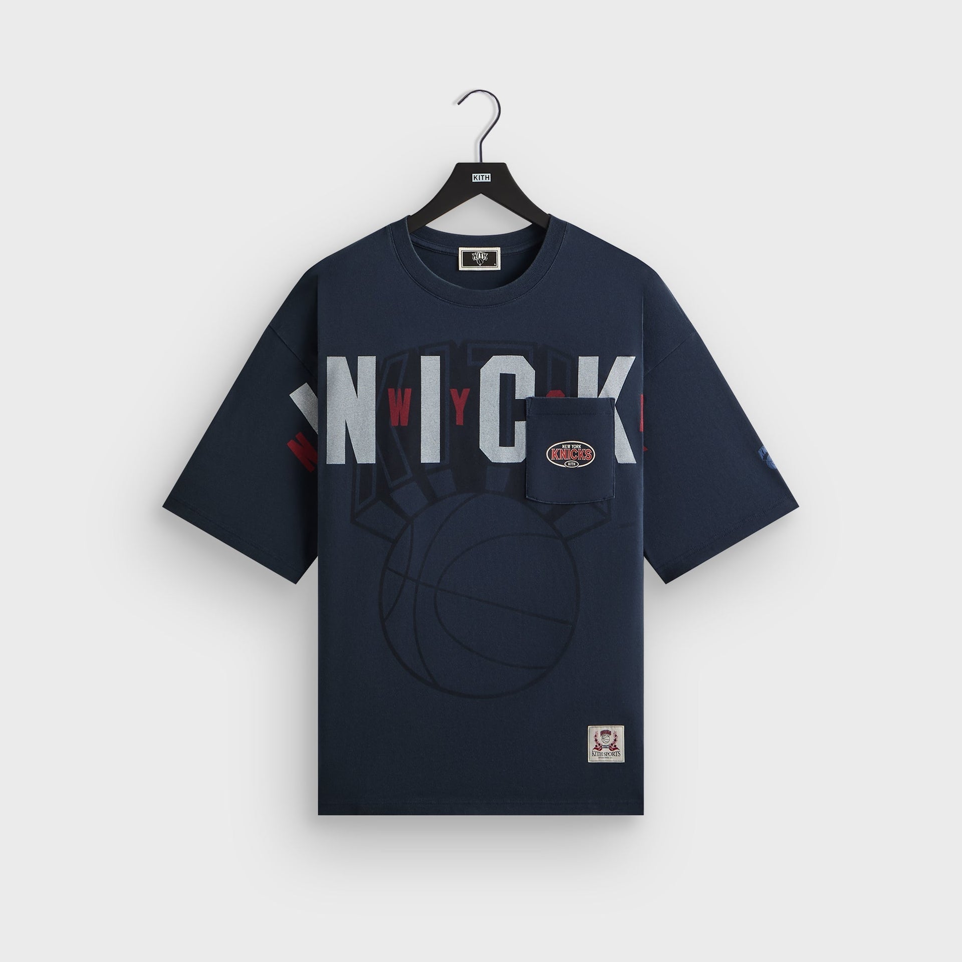 Kith for the New York Knicks Pocket Vintage Jones Tee - Nocturnal - PH