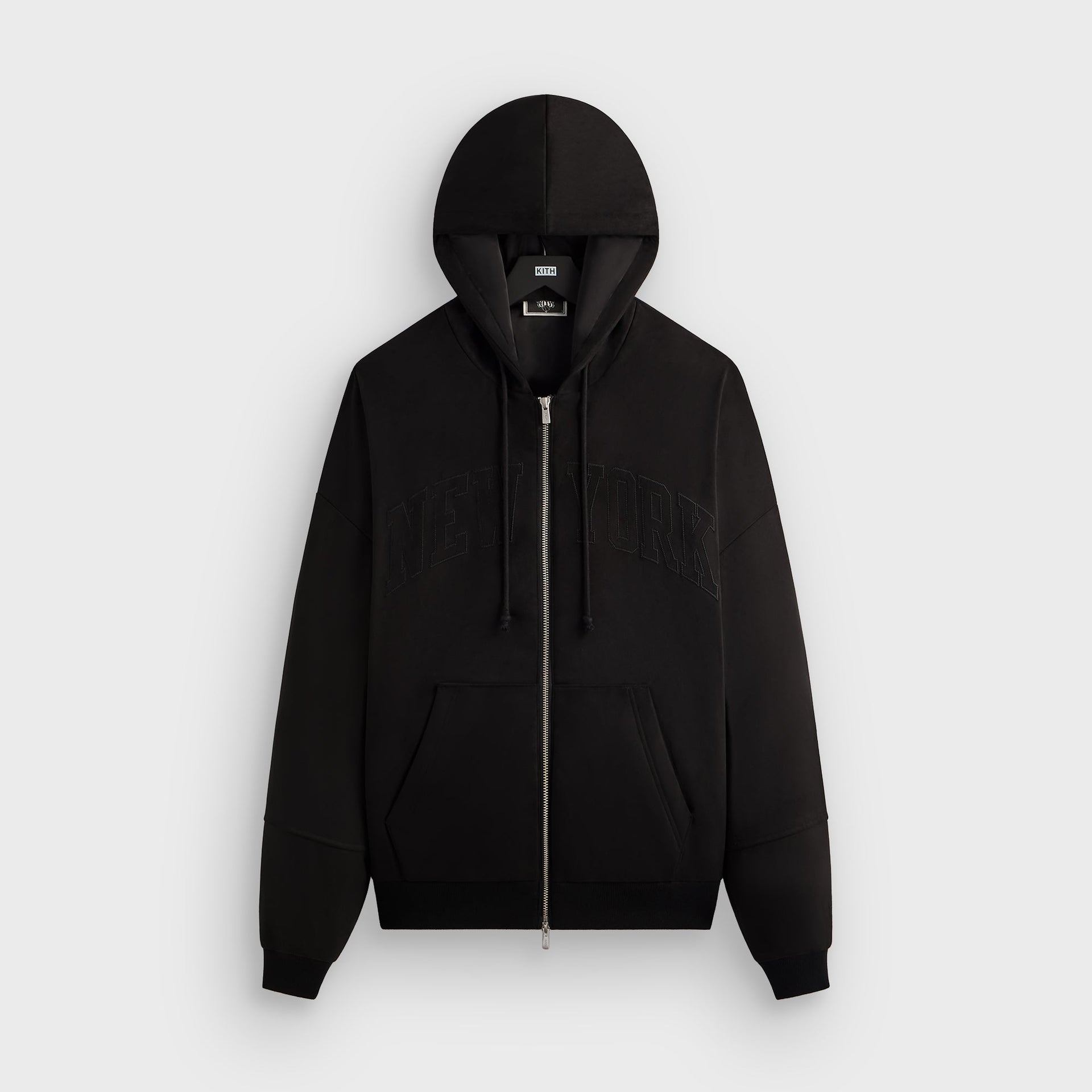 Kith for the New York Knicks Tonal Braxton Vintage Hoodie - Black