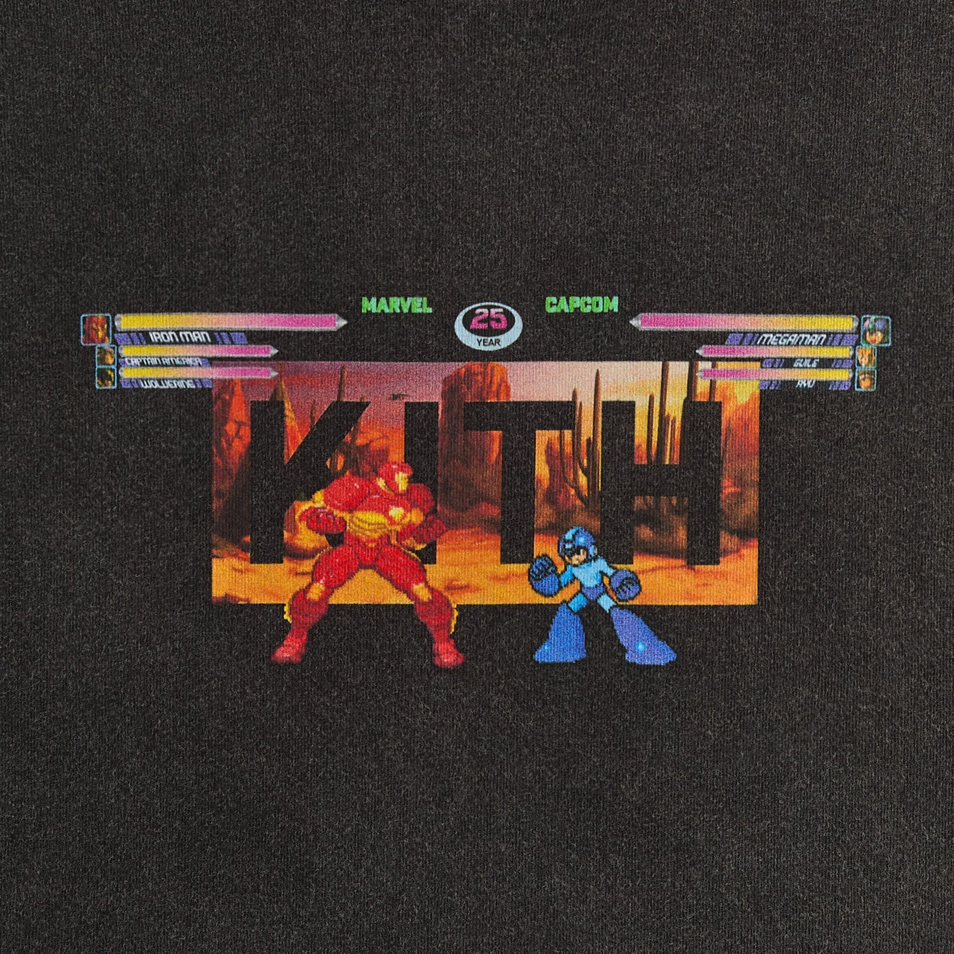 Marvel vs. Capcom | Kith Desert Vintage Tee - Black