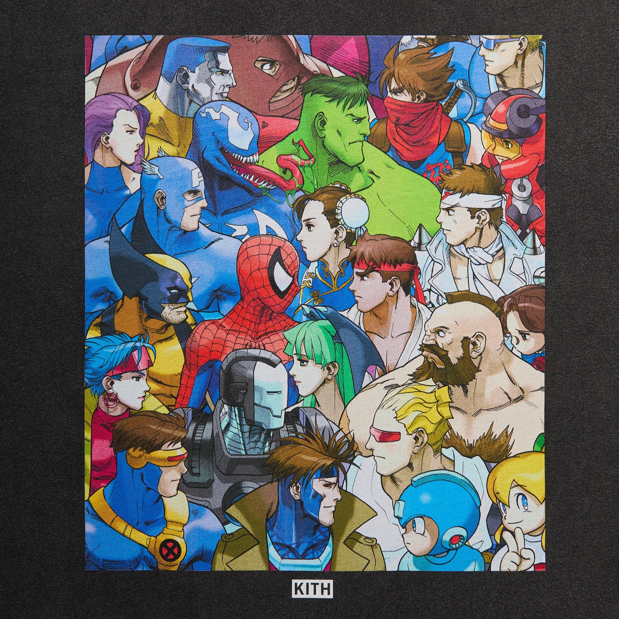 Marvel vs. Capcom | Kith Clash of Super Heroes Vintage Tee - Black