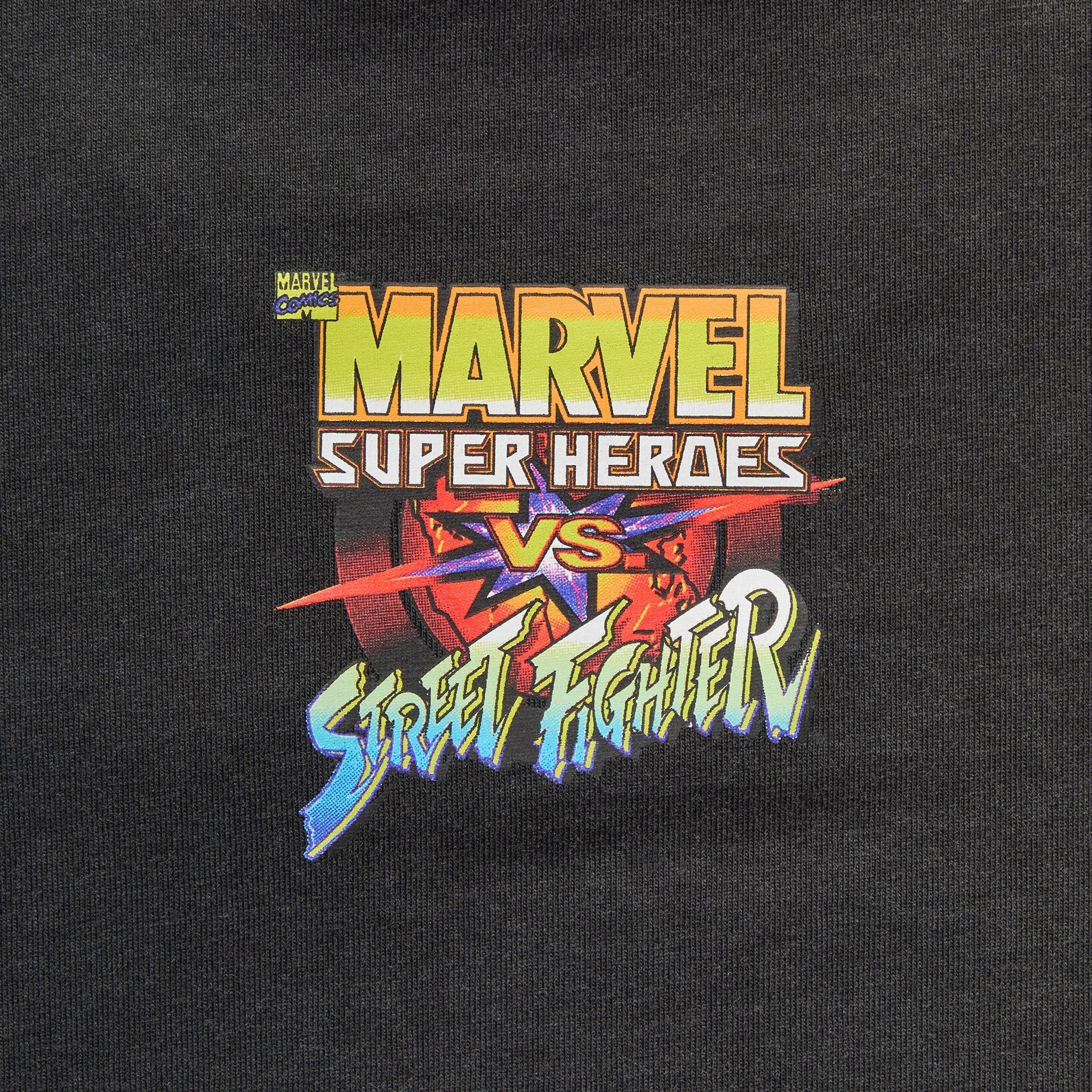 Marvel vs. Capcom | Kith Heroes vs. Street Fighter Vintage Tee - Black - PH