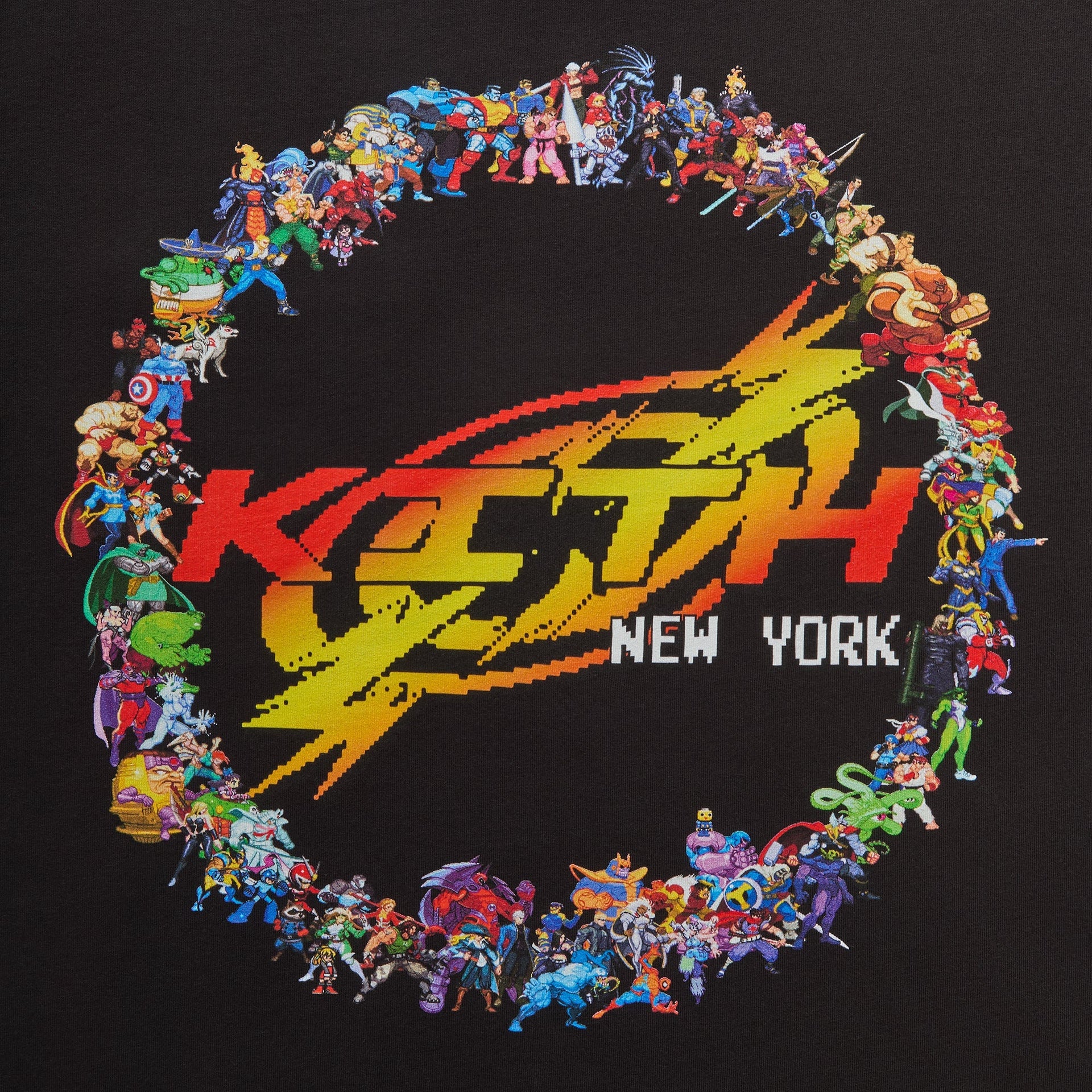 Marvel vs. Capcom | Kith World Vintage Pocket Tee - Black - PH