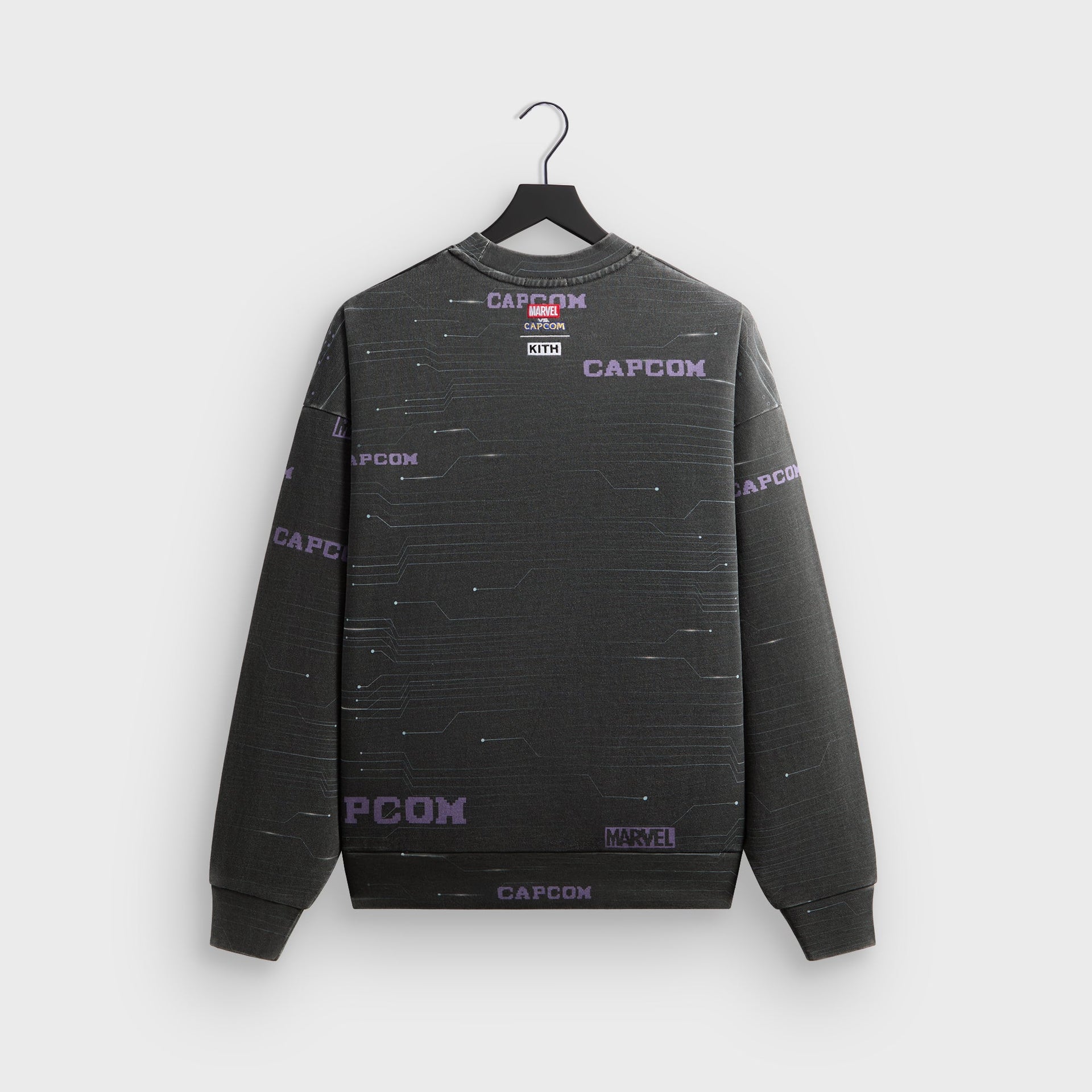 Marvel vs. Capcom | Kith Character Select Vintage Nelson Crewneck - Black - PH