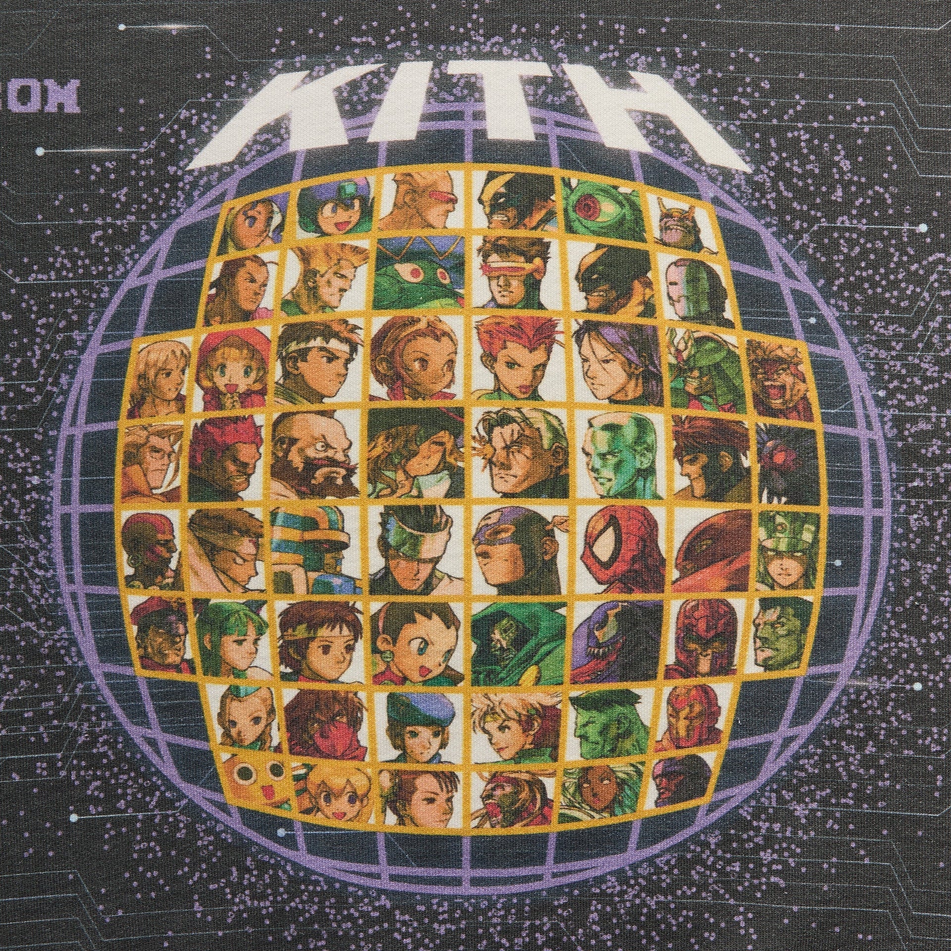 Marvel vs. Capcom | Kith Character Select Vintage Nelson Crewneck - Black - PH