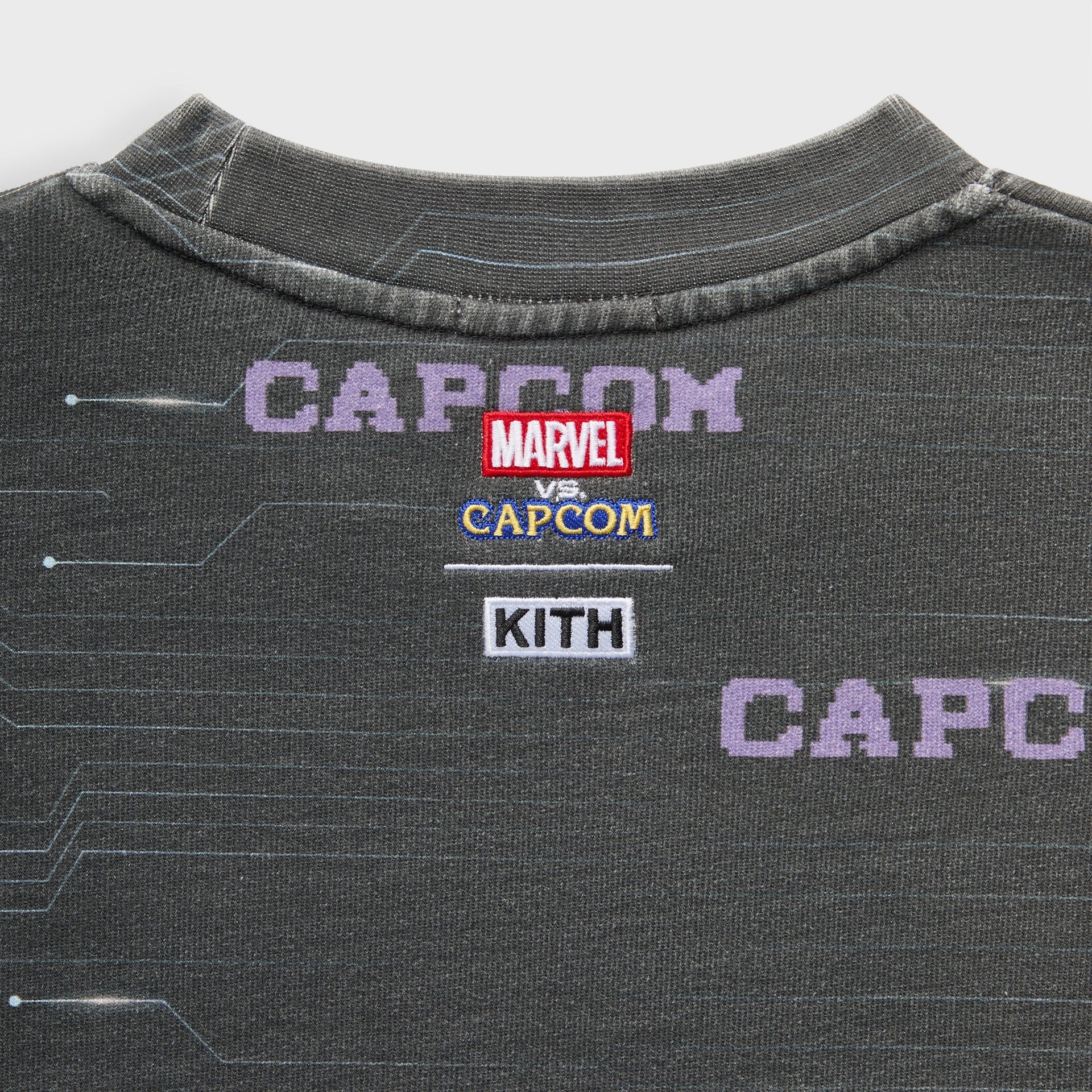 Marvel vs. Capcom | Kith Character Select Vintage Nelson Crewneck - Black - PH