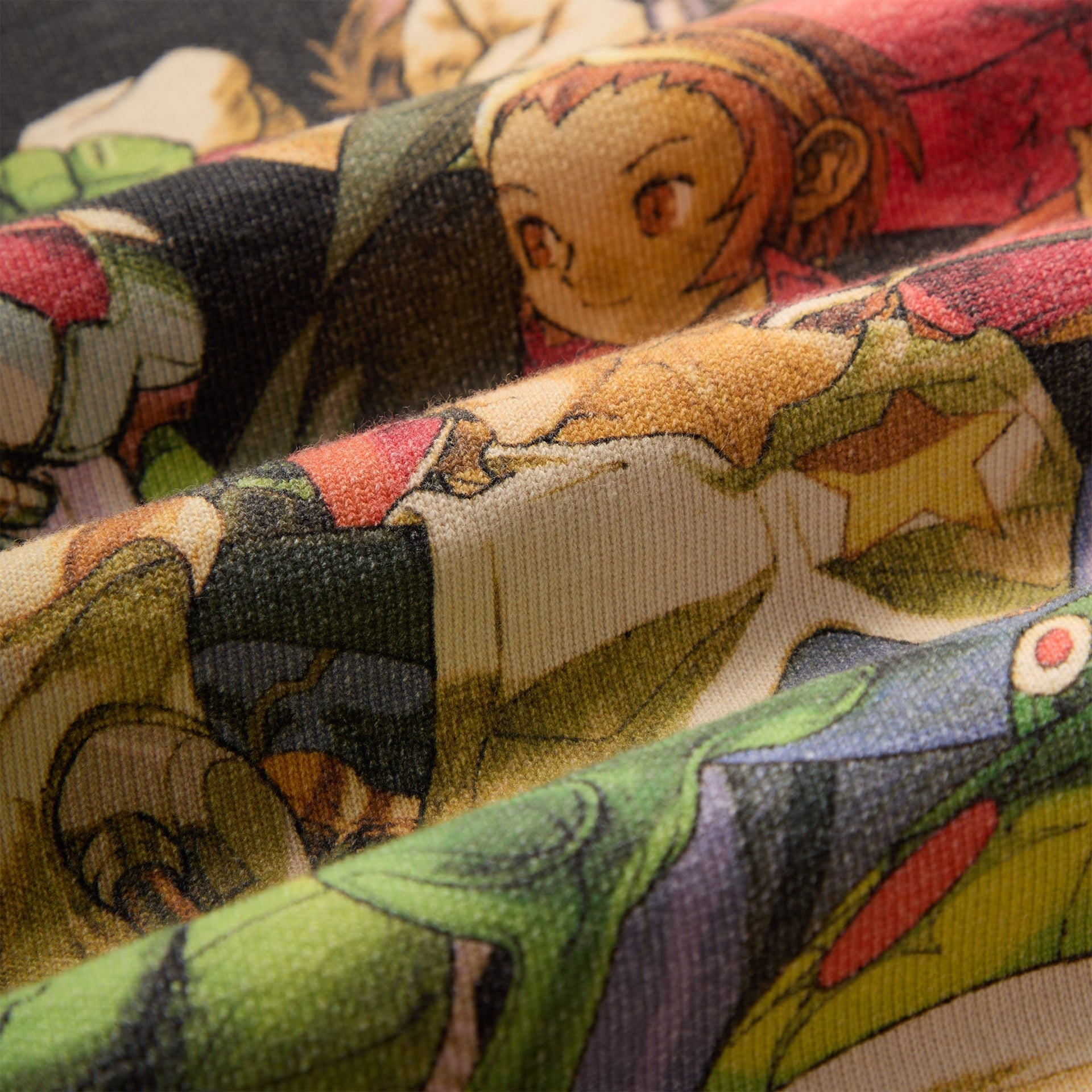 Marvel vs. Capcom | Kith Fighter All-Over Printed Vintage Nelson Hoodie - Sandrift - PH