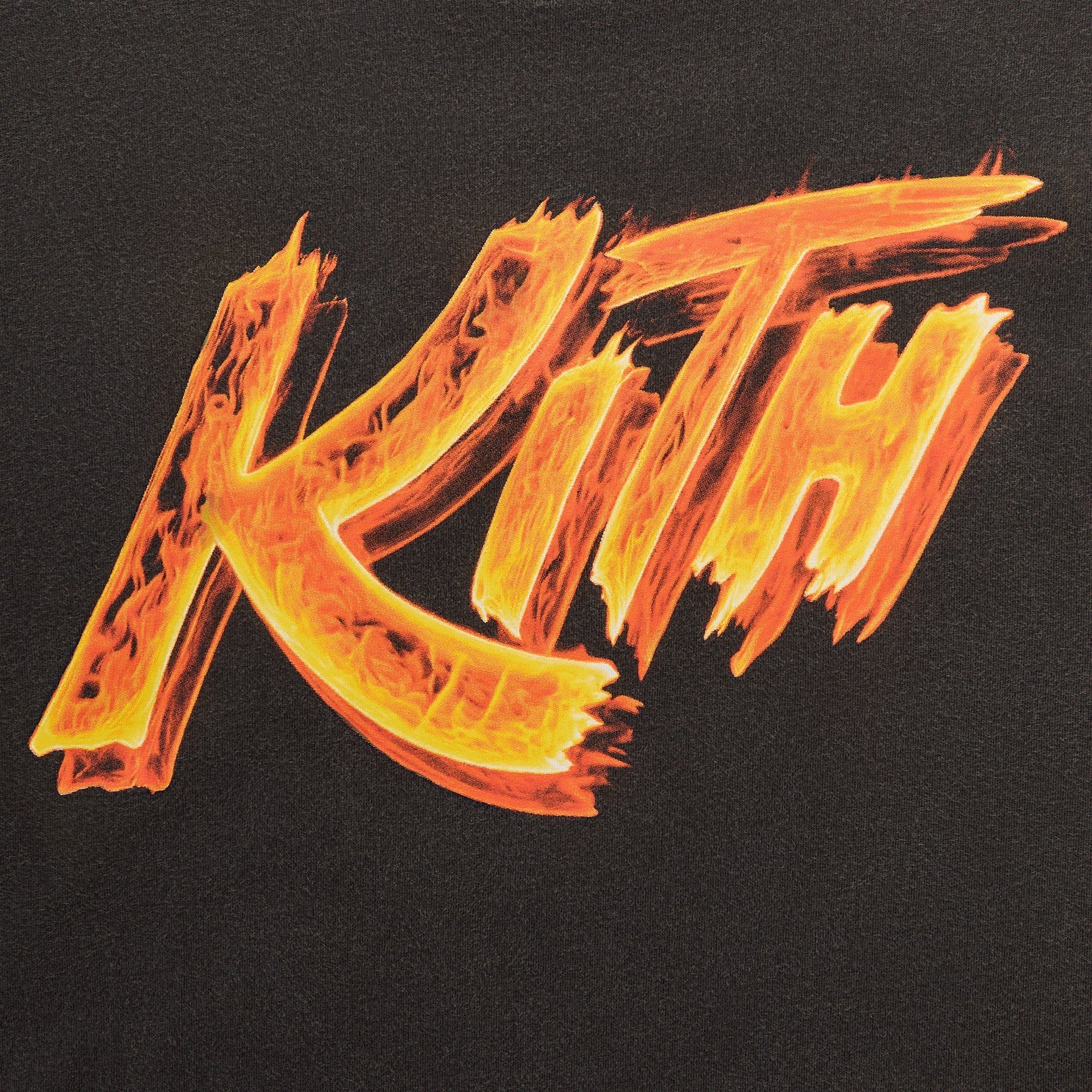 Capcom | Kith Street Fighter Flame Vintage Long Sleeve Tee - Black - PH