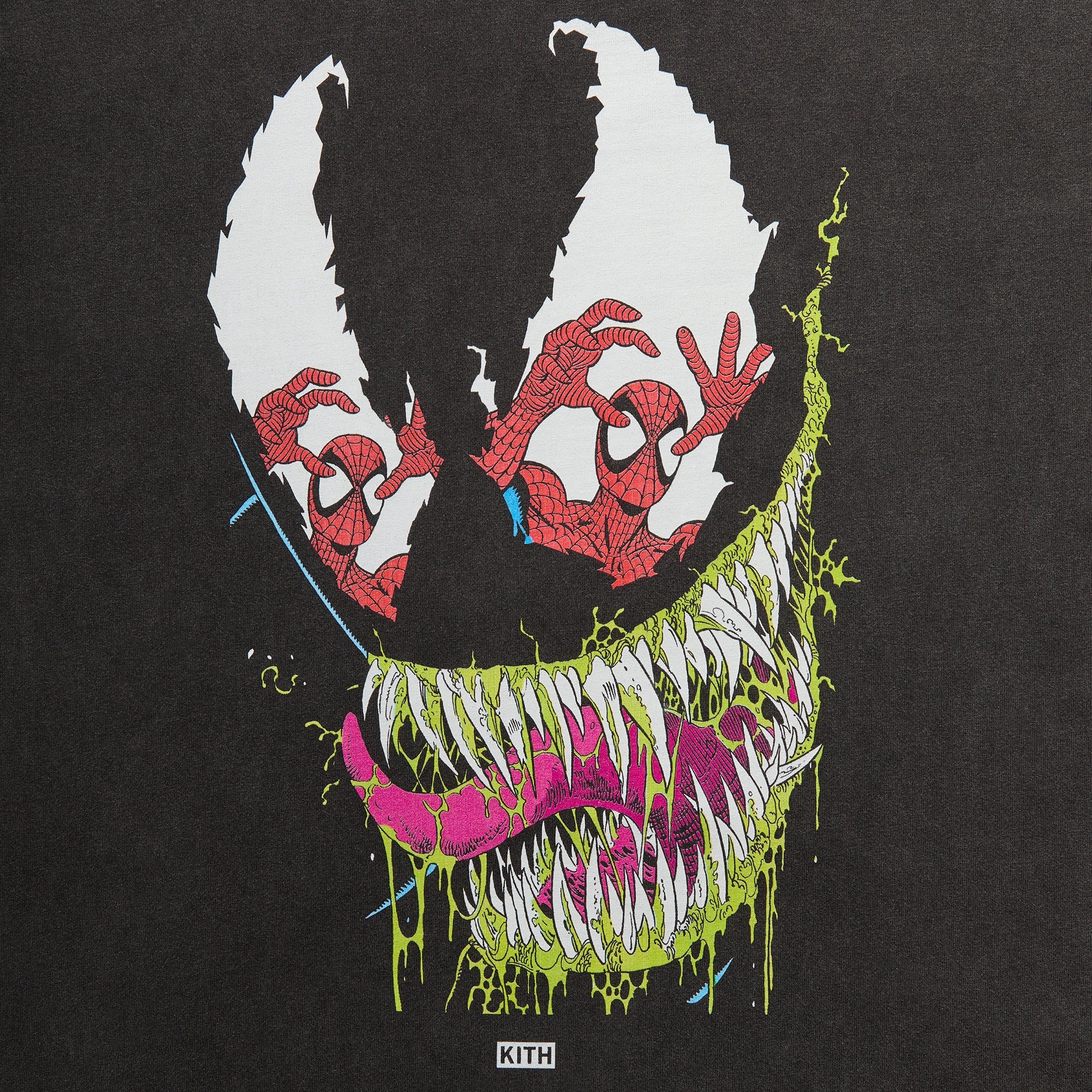 Marvel | Kith Venom Vintage Tee - Black – Kith Canada