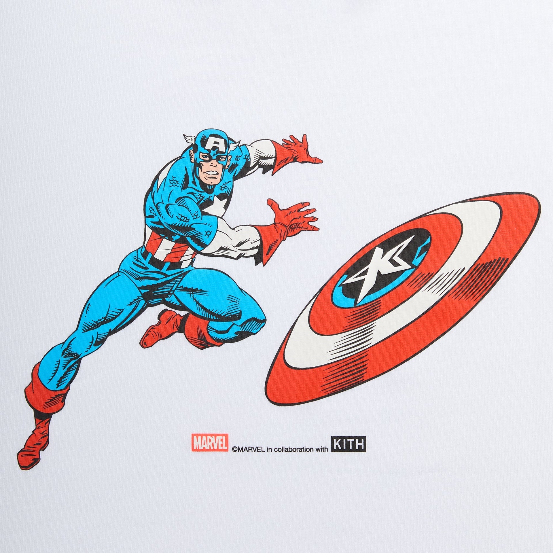 Marvel | Kith Captain America Vintage Tee - White - PH