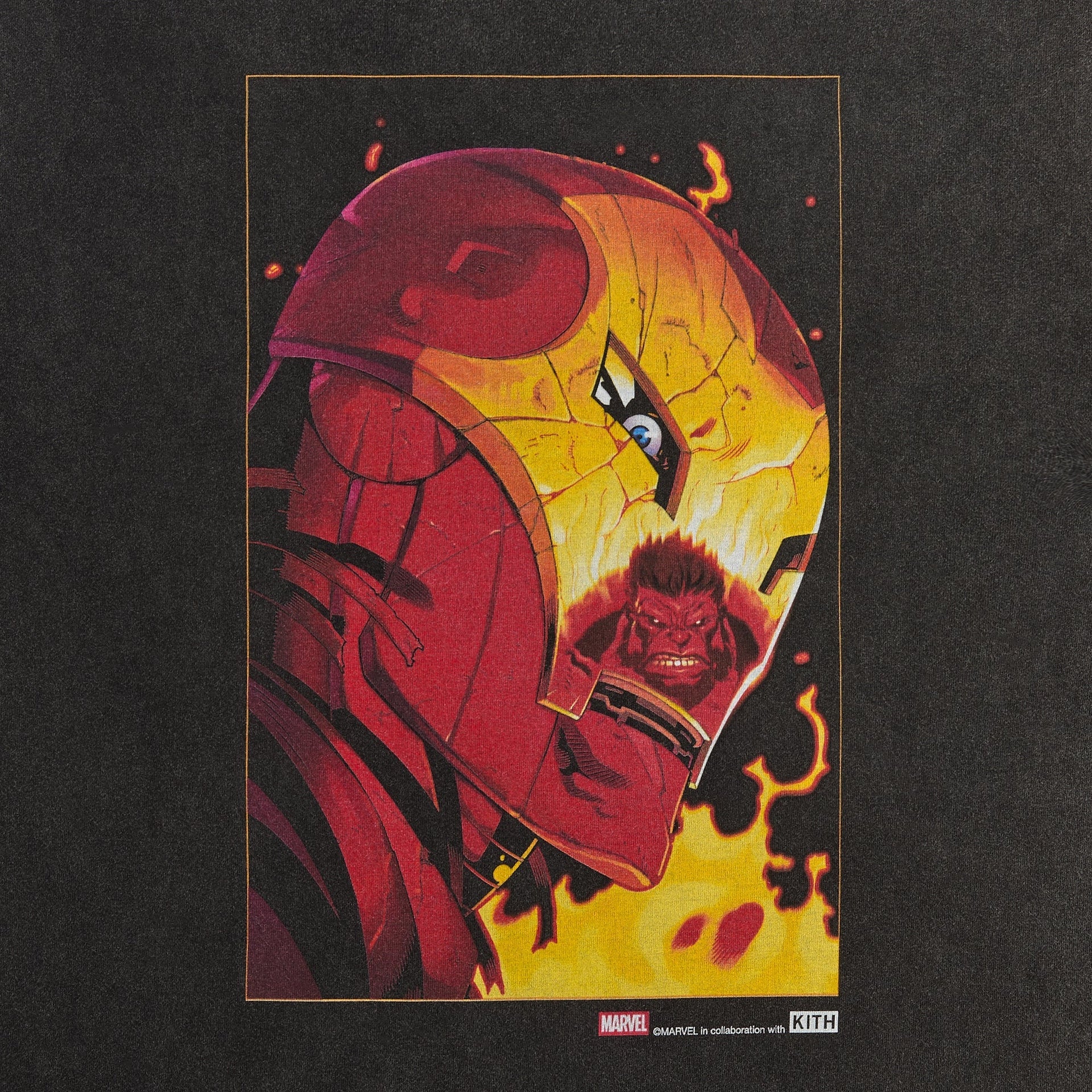 Marvel | Kith Red Hulk Vintage Tee - Black - PH