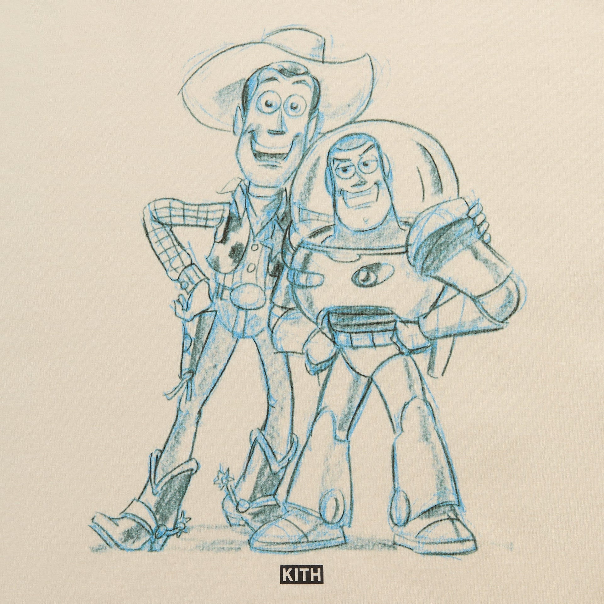Disney | Kith for Pixar Toy Story Sketch Vintage Tee - Sandrift - PH