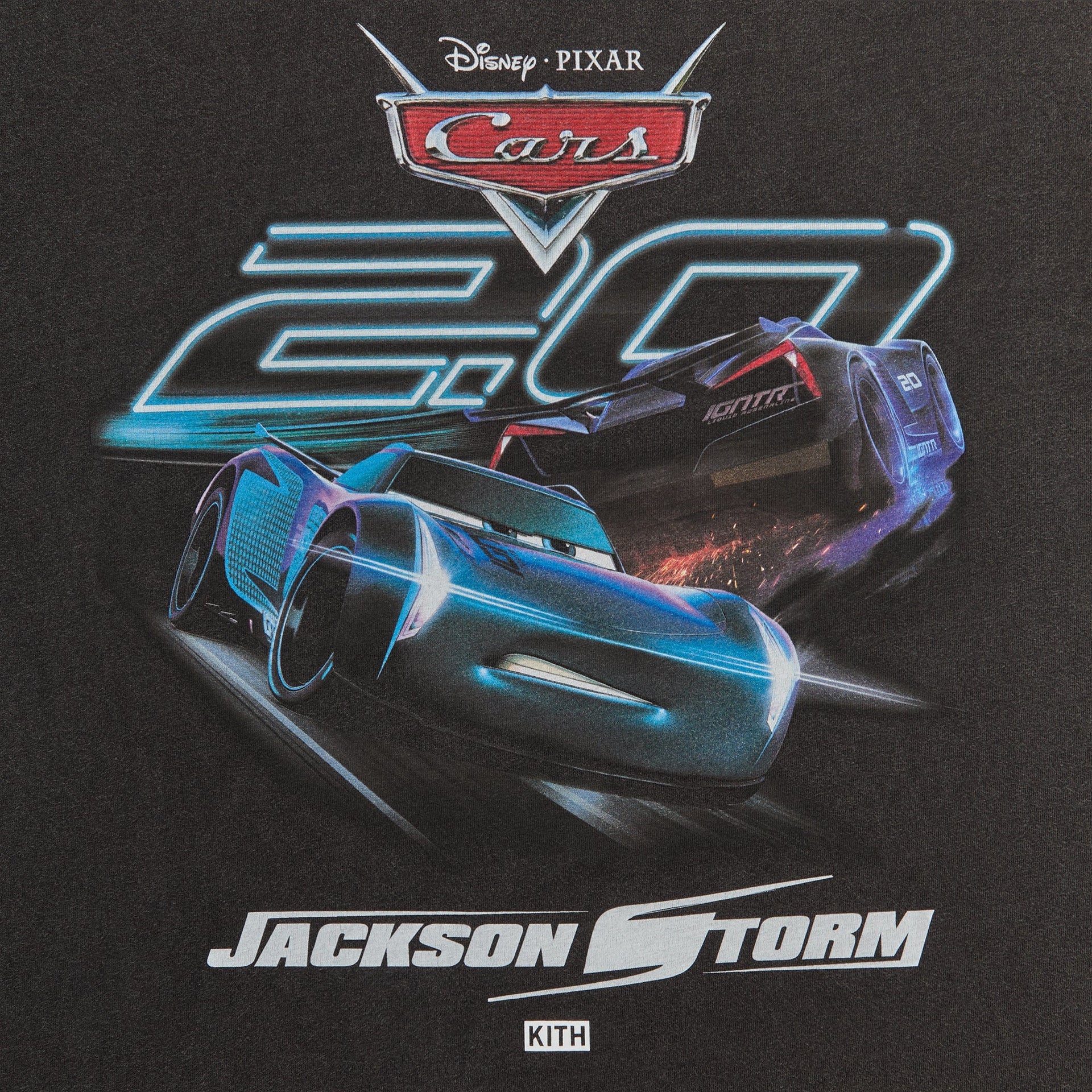 Disney | Kith for Pixar Jackson Storm Vintage Tee - Black - PH