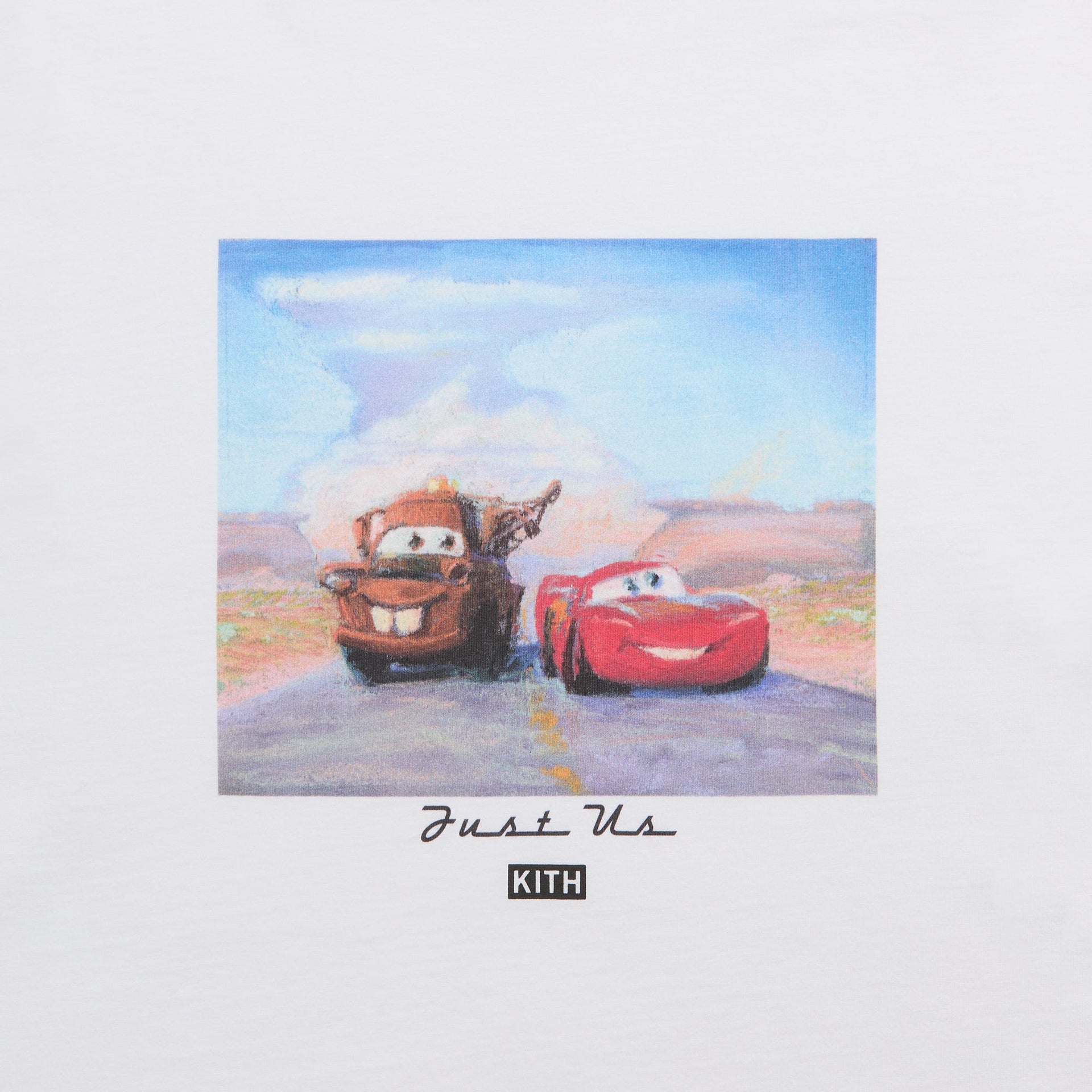 Disney | Kith for Pixar Cars Just Us Vintage Tee - White - PH