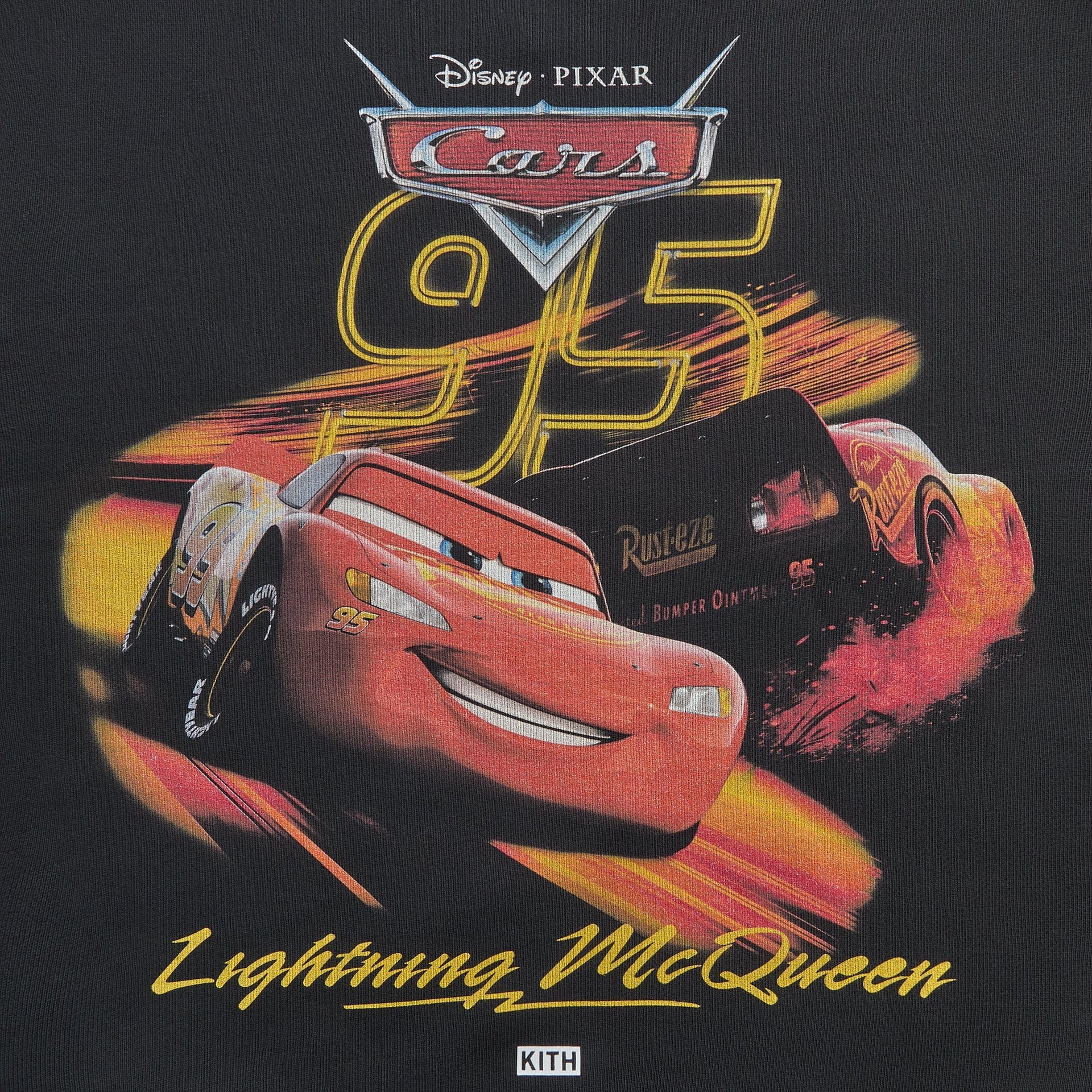 Disney | Kith for Pixar Lightning McQueen Nelson Crewneck - Black - PH