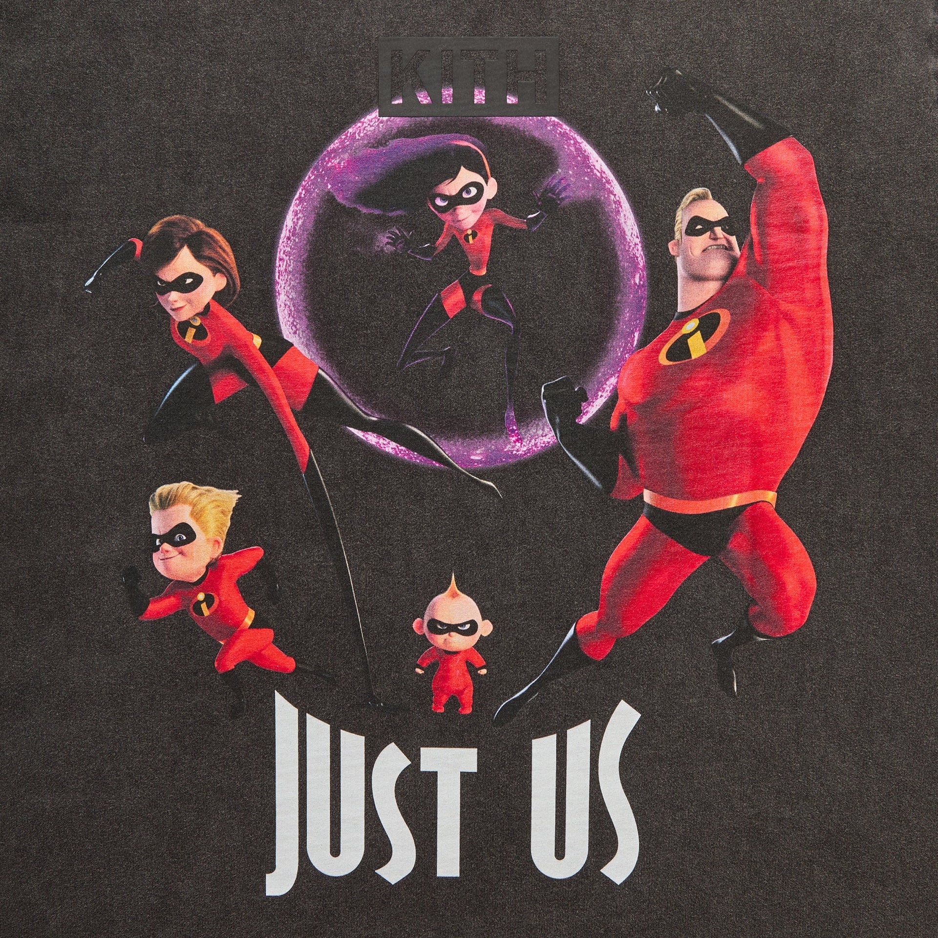 Disney | Kith for Pixar The Incredibles Just Us Vintage Tee - Black - PH
