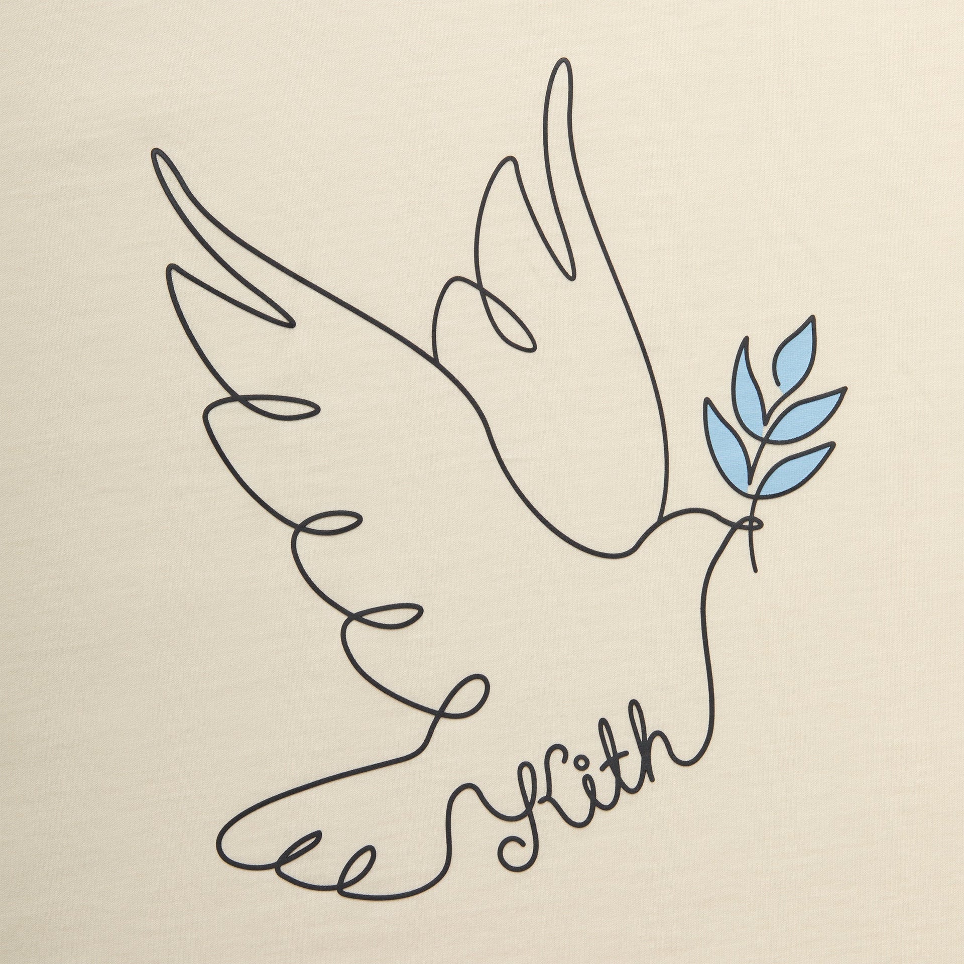 Kith Hanukkah Dove Tee - Sandrift - PH