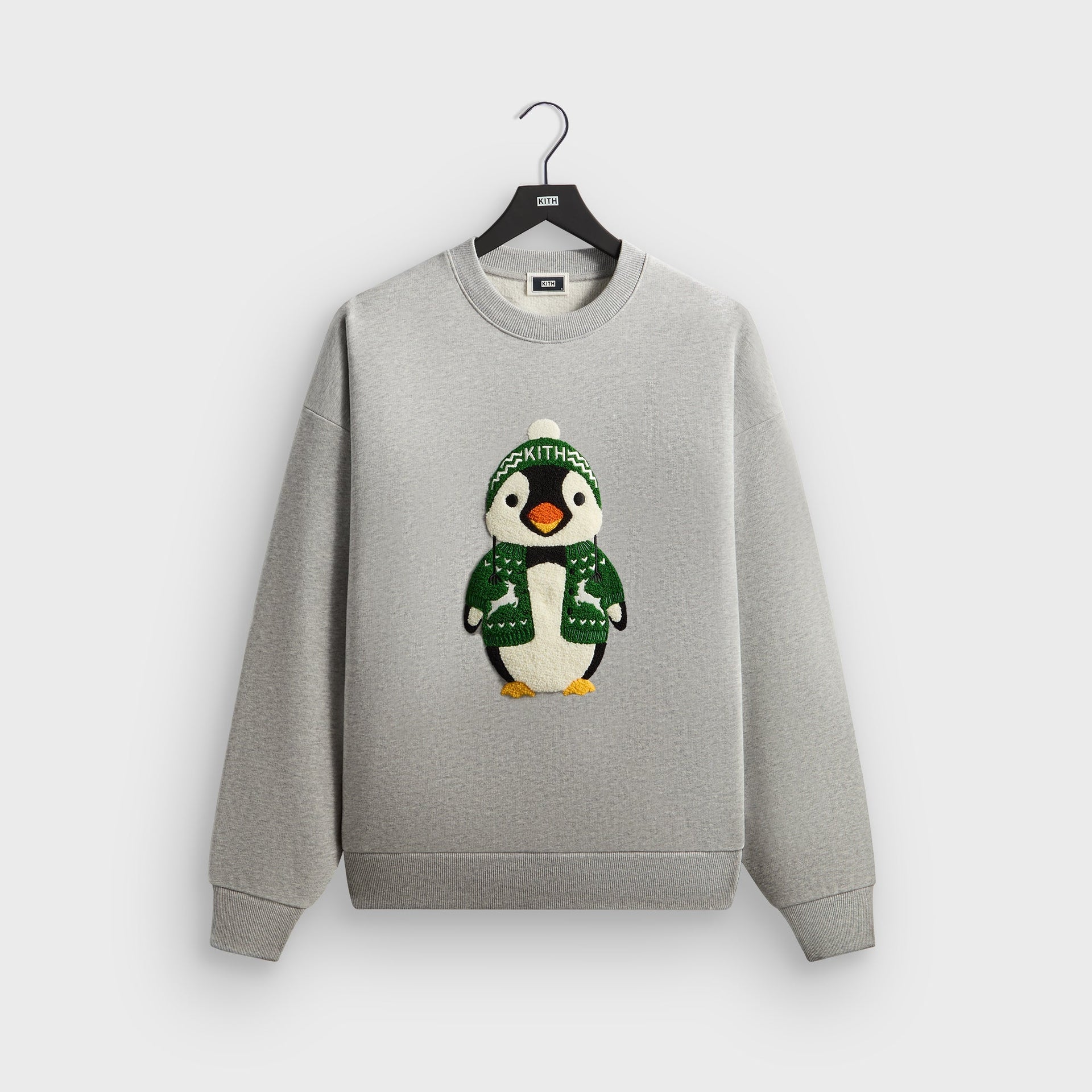 Kithmas Penguin Nelson Crewneck - Medium Heather Grey - PH