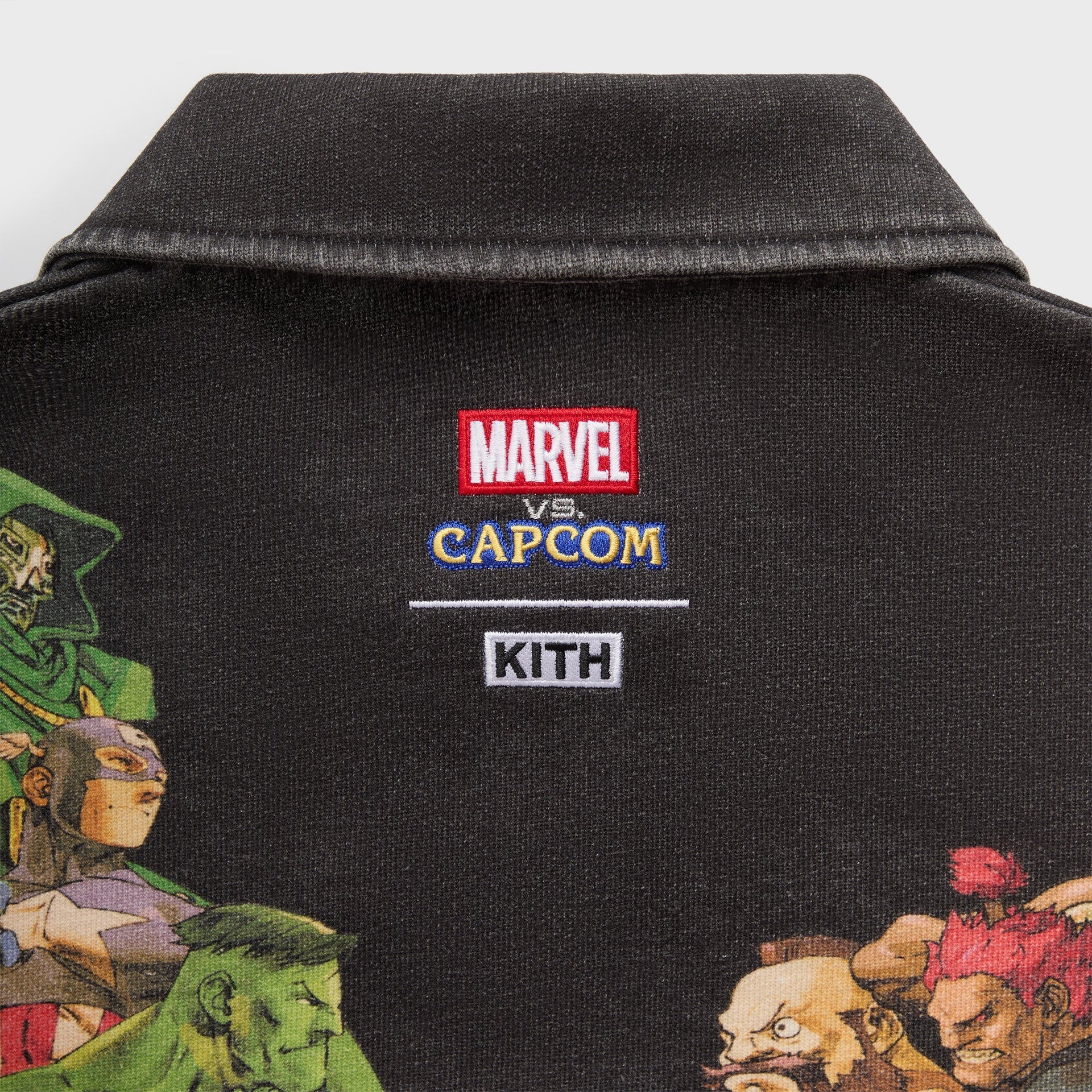 Marvel vs. Capcom | Kith Age of Heroes Nelson Fleece Rugby - Black - PH