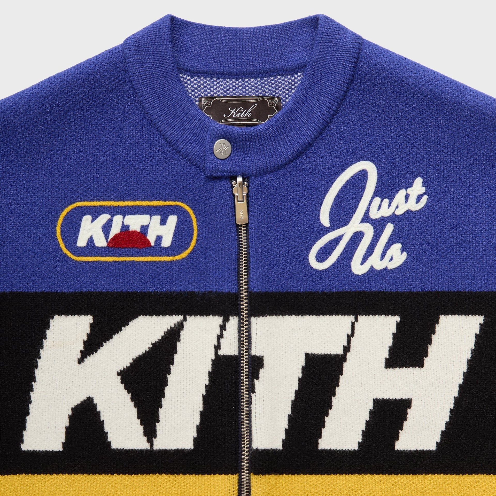Kith Knit Moto Full Zip Jacket - Current - PH