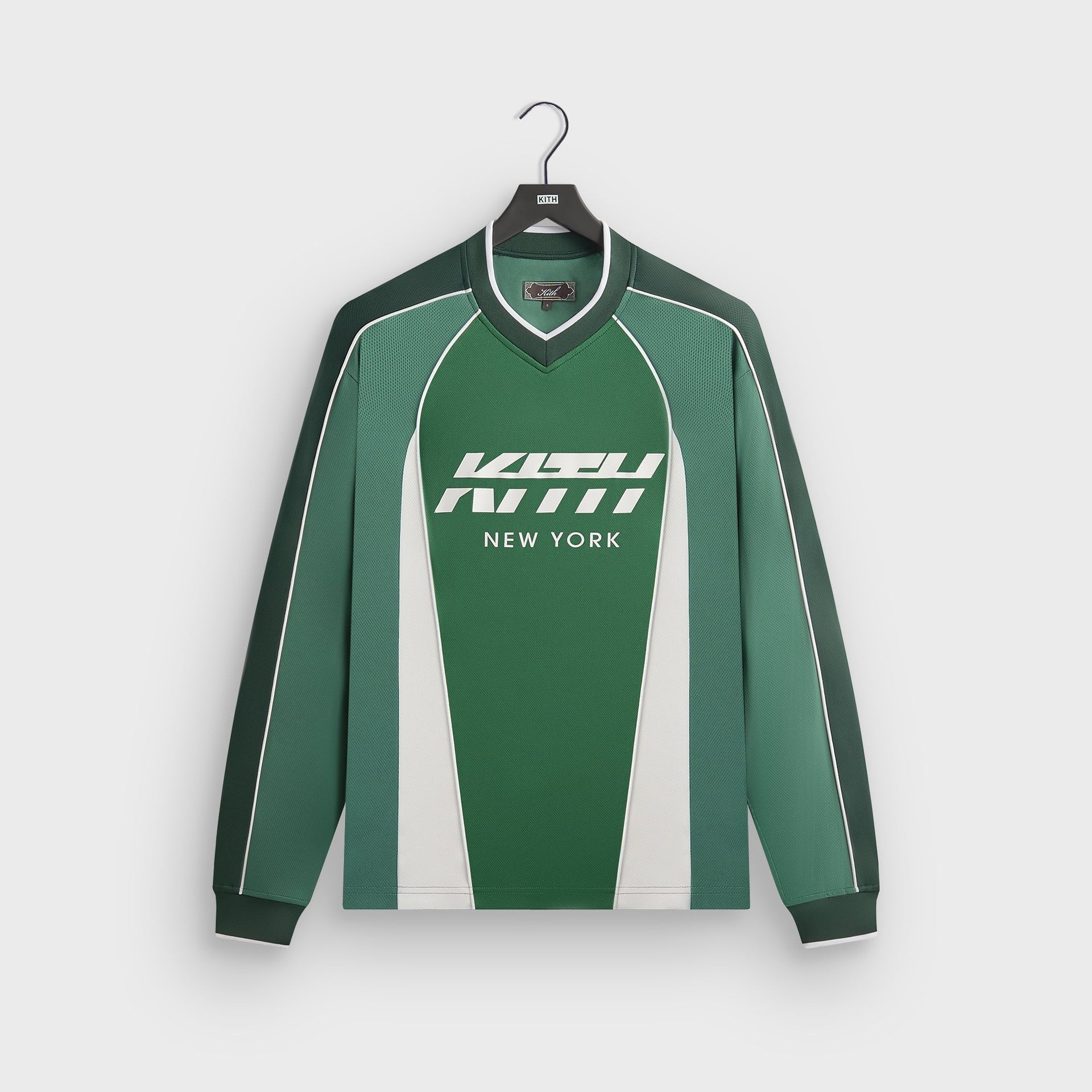 Kith Malik Long Sleeve Mesh Jersey - Conifer - PH