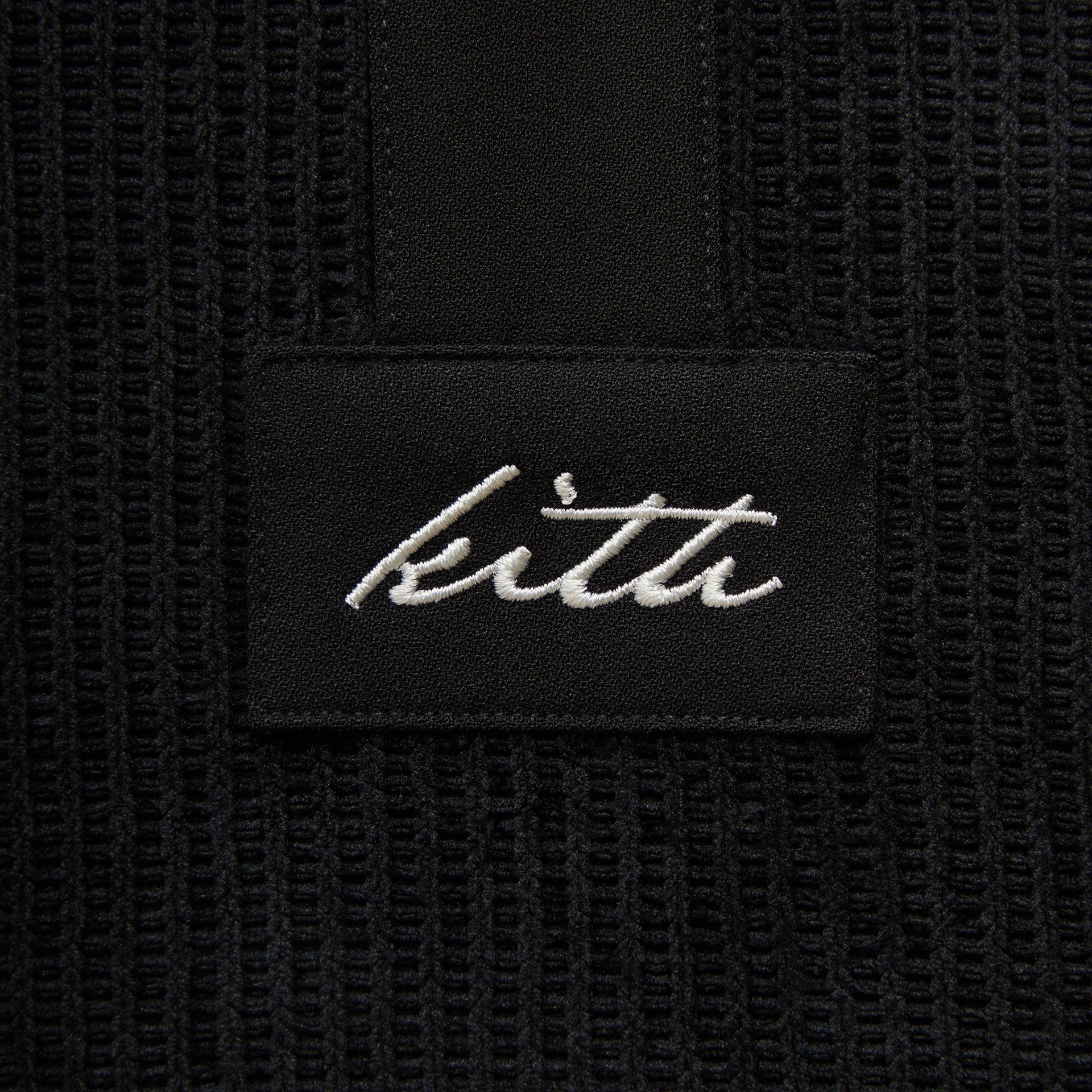 Kith Rib Stitch Ronin Henley Sweater - Black - PH