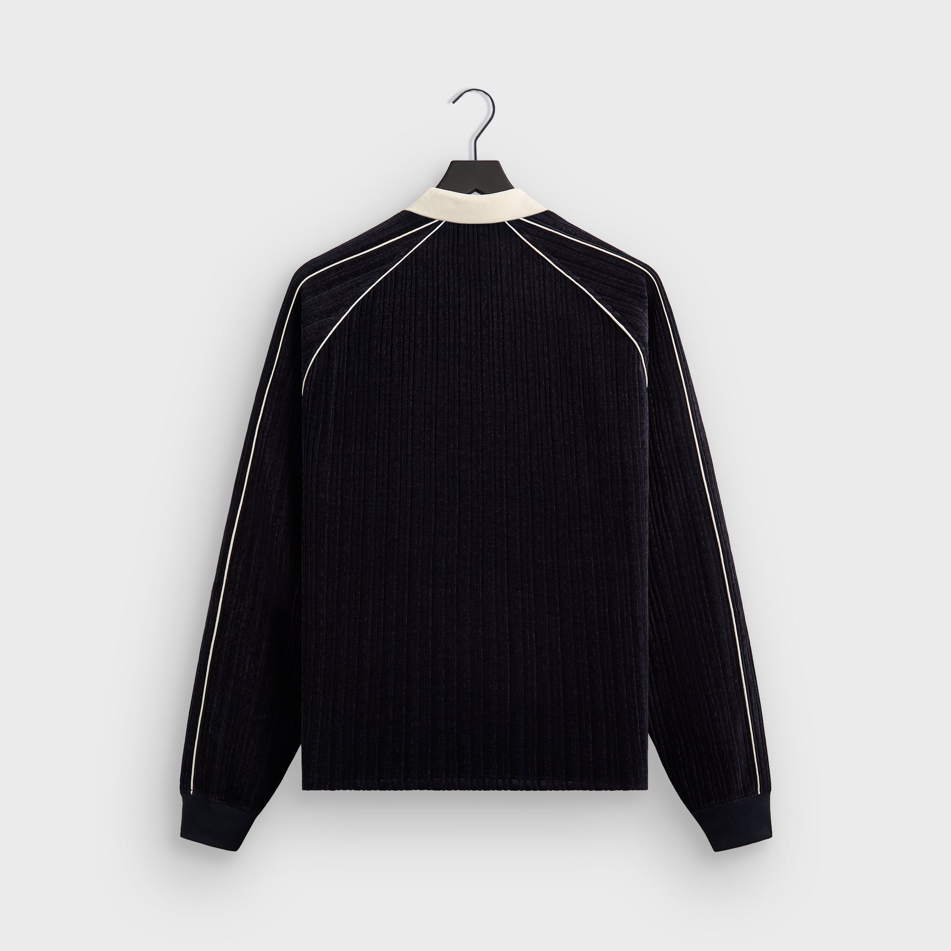 Kith Velvet Corduroy Long Sleeve Trevor Polo - Ink - PH