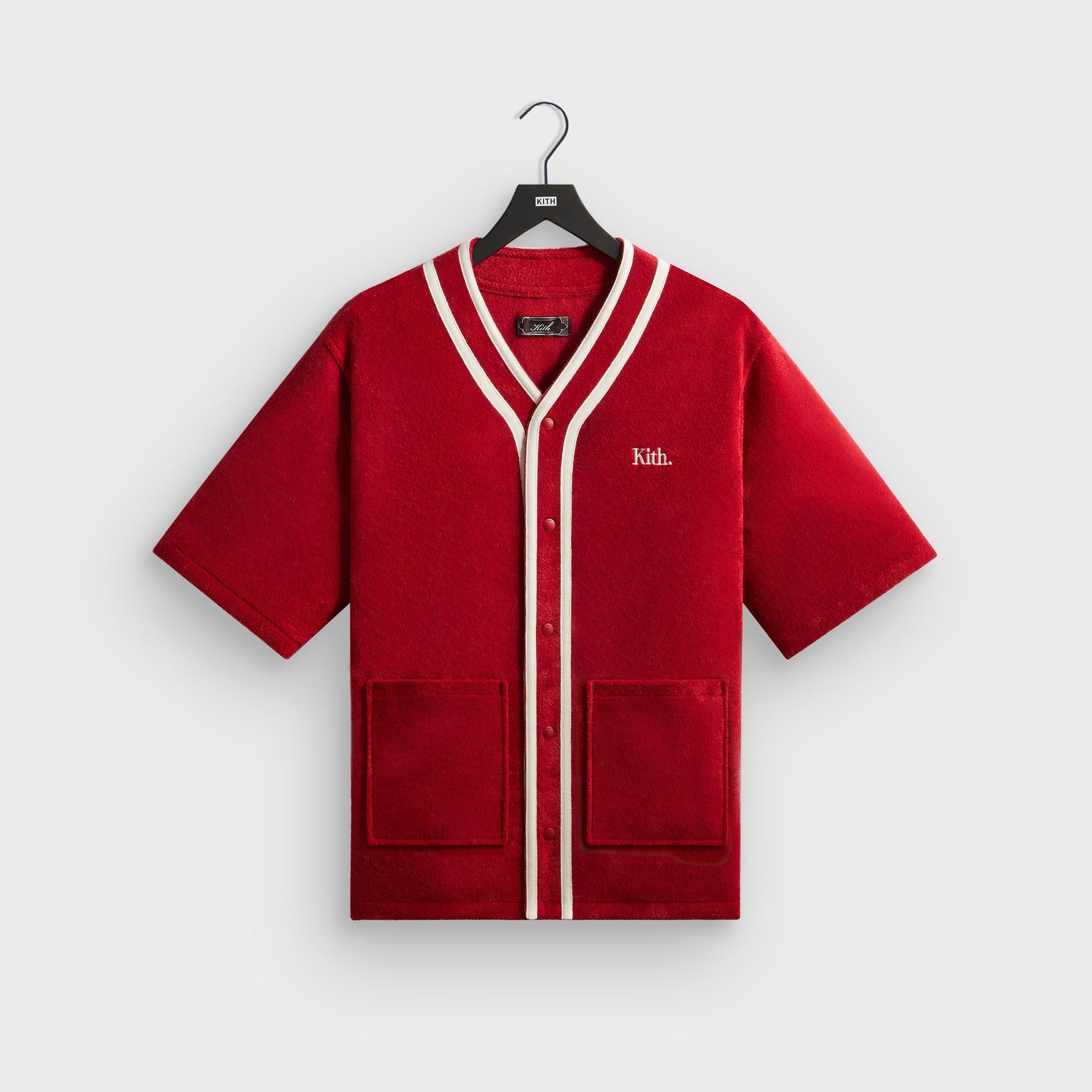 Kith Towel Boucle Billy Baseball Shirt - Allure - PH