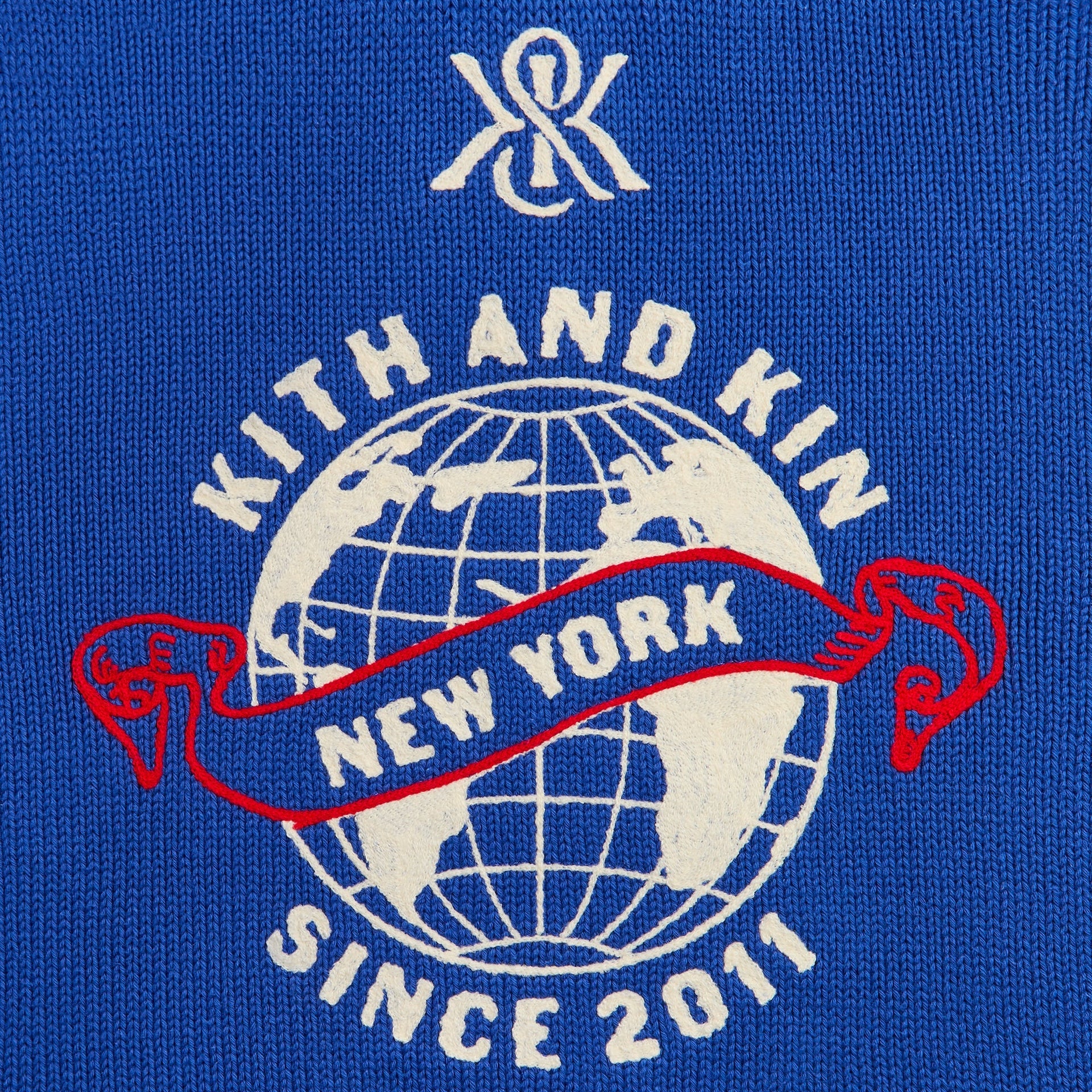 Kith Quarter Zip Wyona Sweater - Cyclone - PH