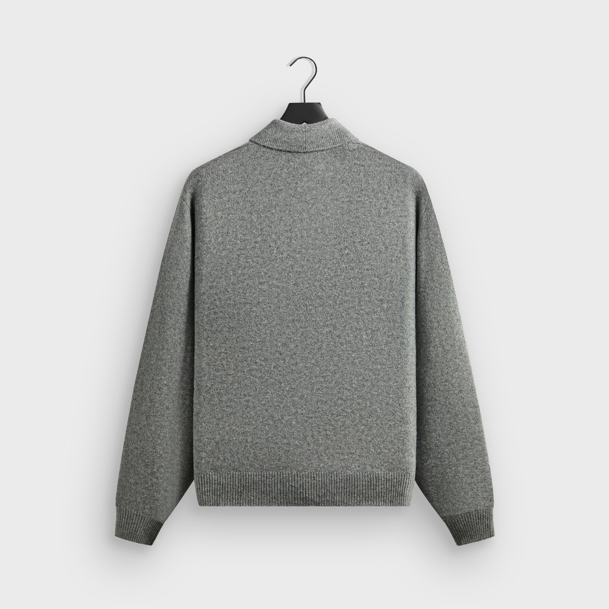 Kith Marled Harmon Rugby Pullover - Mid Heather Grey – Kith Canada