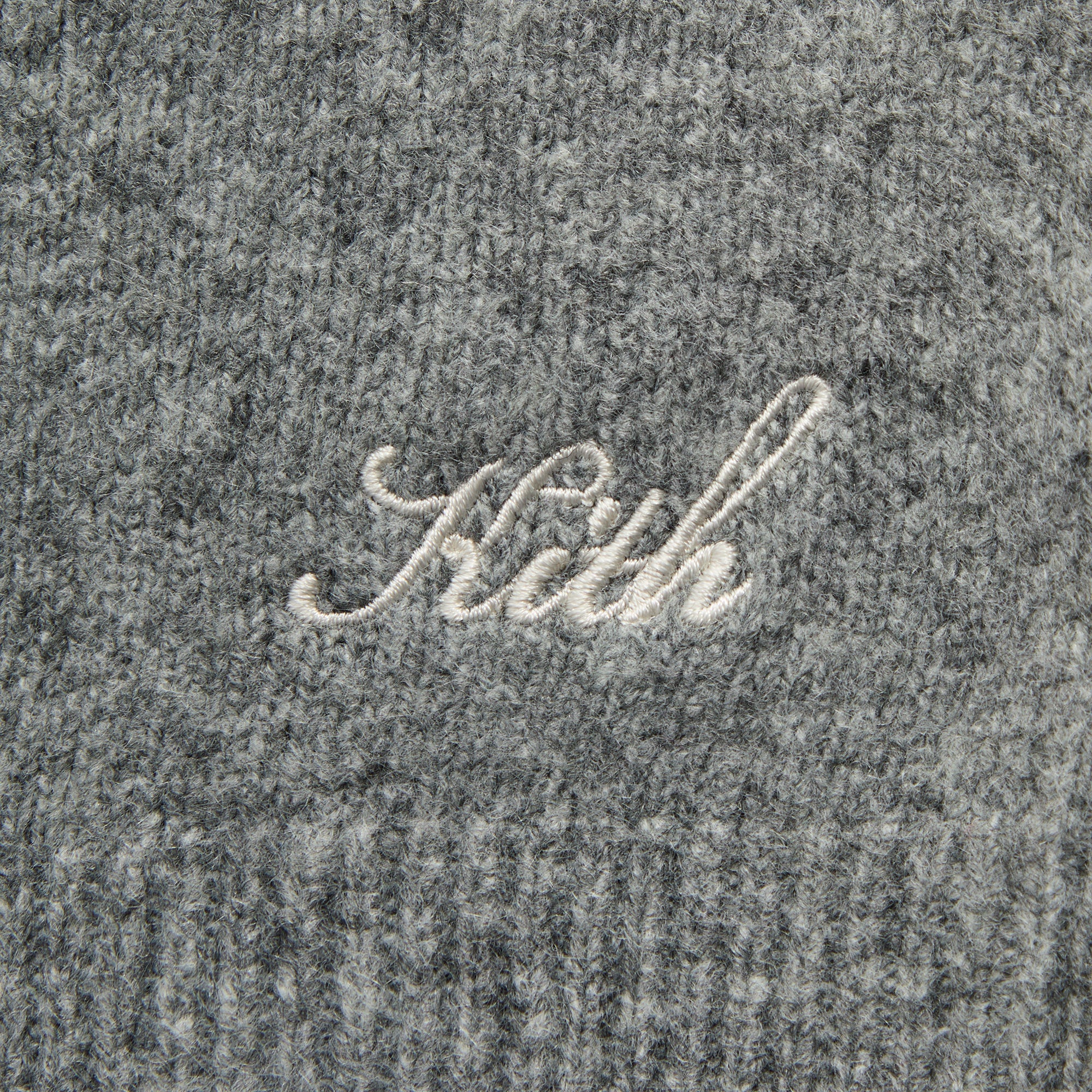 Kith Marled Harmon Rugby Pullover - Mid Heather Grey – Kith Canada