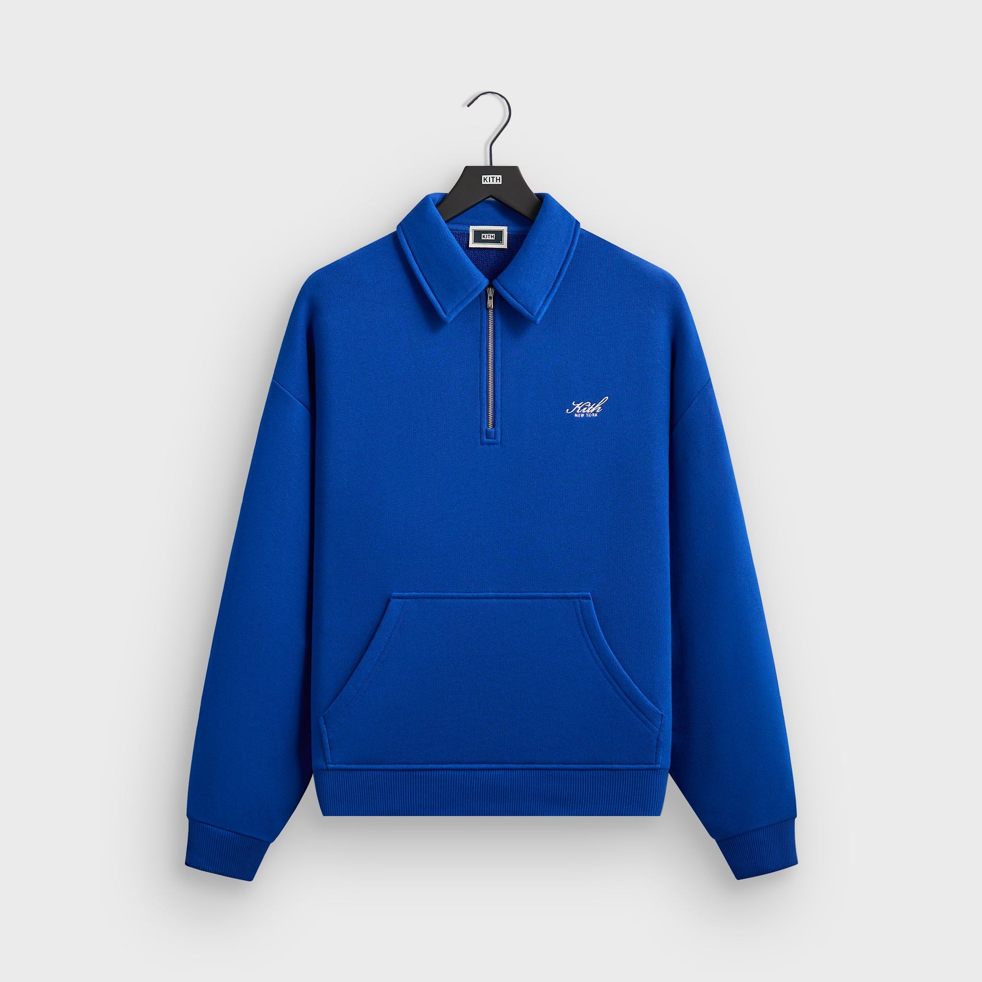Kith Quarter Zip Popover Sweatshirt - Cyclone