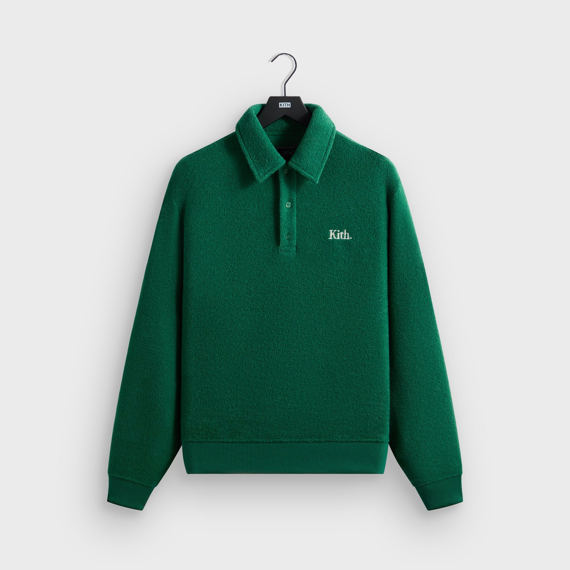KITH オリーブ ポロシャツ Lサイズ ☆24SS 最新作☆Kith Monogram Leo Terry Polo (KITH NYC/ポロシャツ