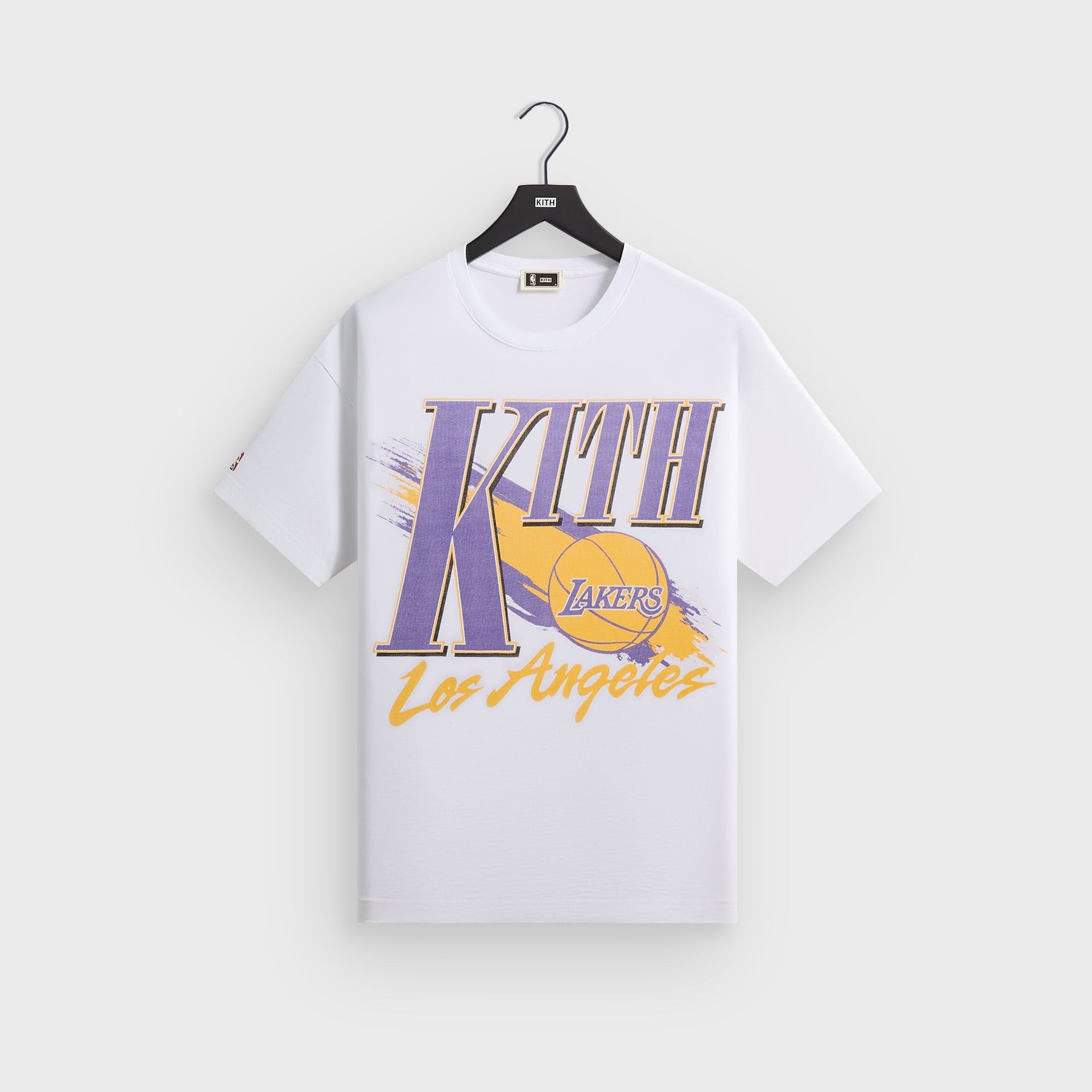Kith for NBA All-Star Los Angeles Lakers Retro Ball Boxy Tee - White - PH