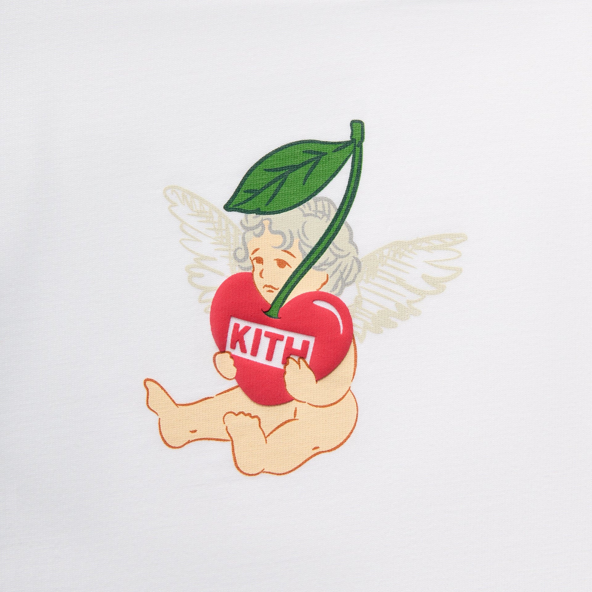 Kith Cupid Cherry Tee - White - PH