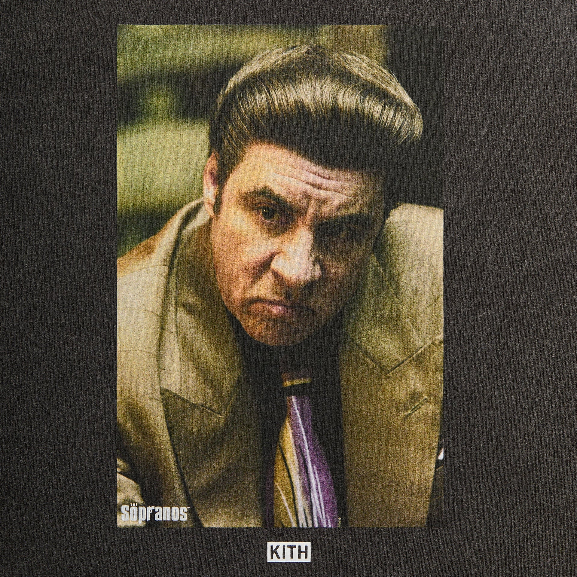 Kith for The Sopranos Silvio Vintage Long Sleeve Tee - Black