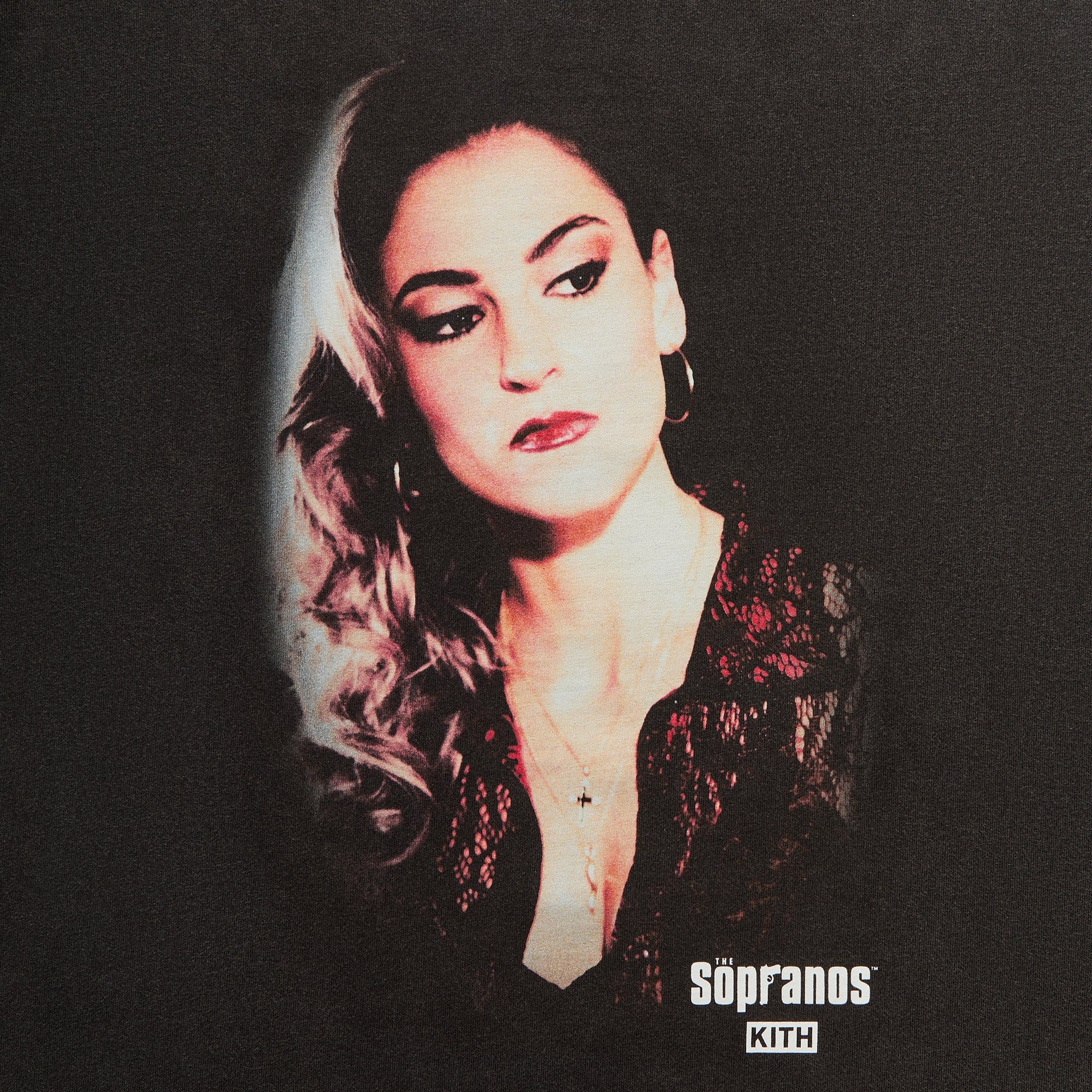 Kith for The Sopranos Adriana Vignette Vintage Tee - Black