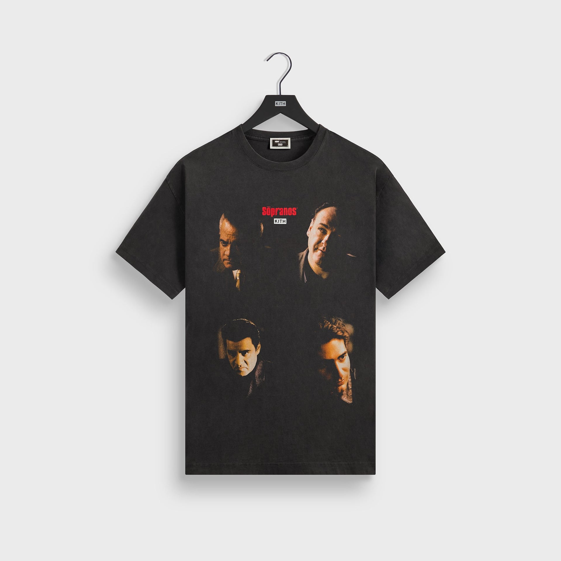 Kith for The Sopranos Characters Vignette Vintage Tee - Black