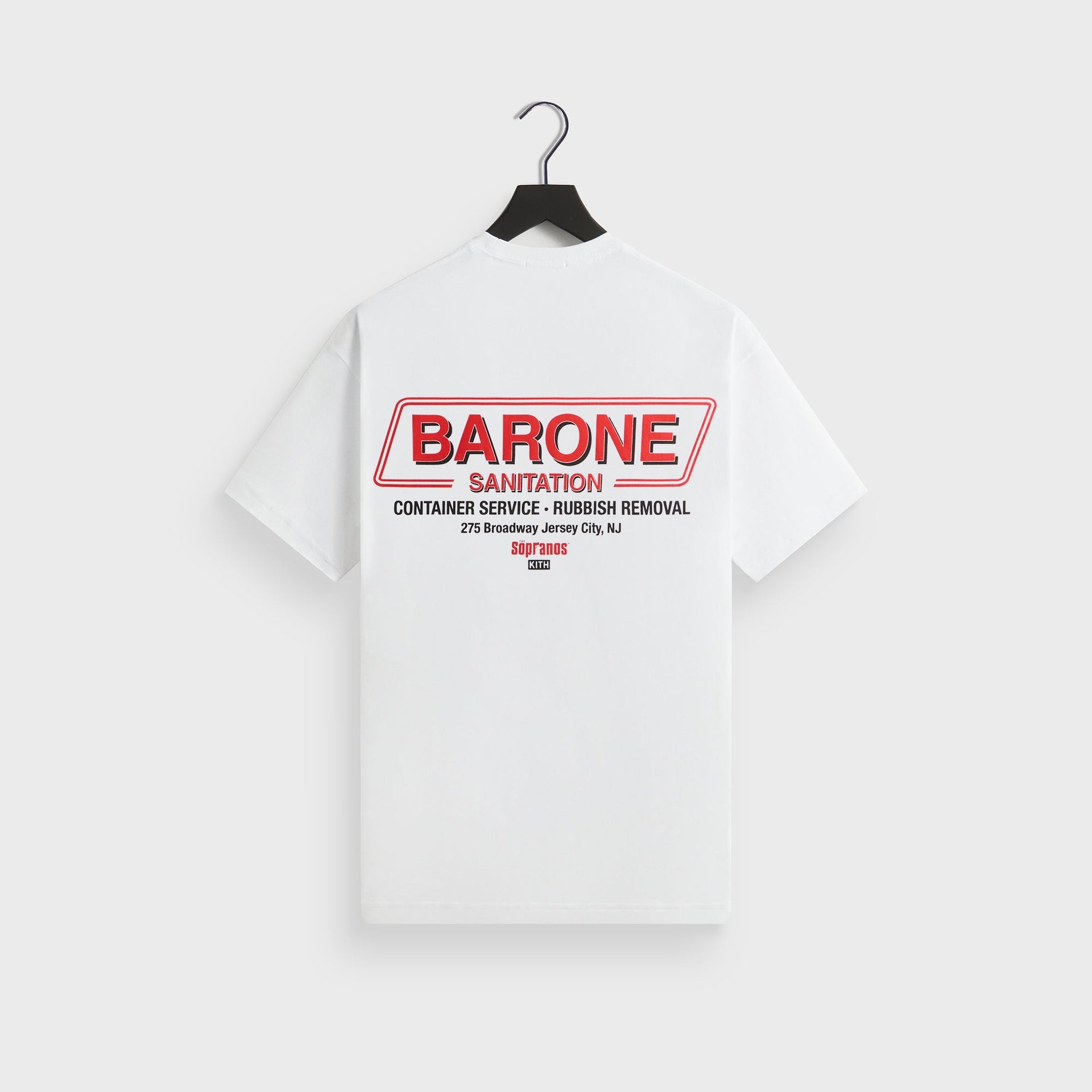 Kith for The Sopranos Barone Sanitation Vintage Tee - White