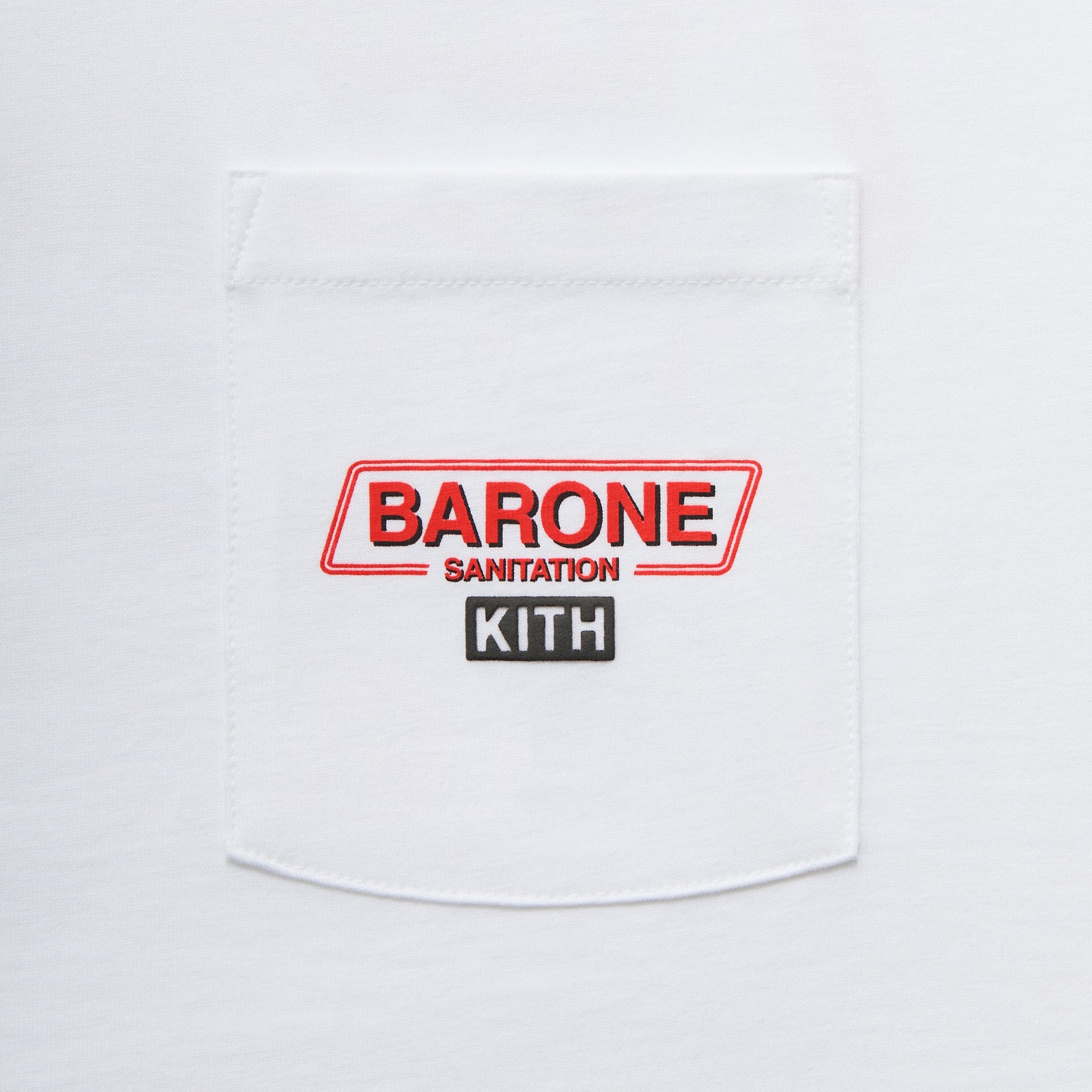 Kith for The Sopranos Barone Sanitation Vintage Tee - White