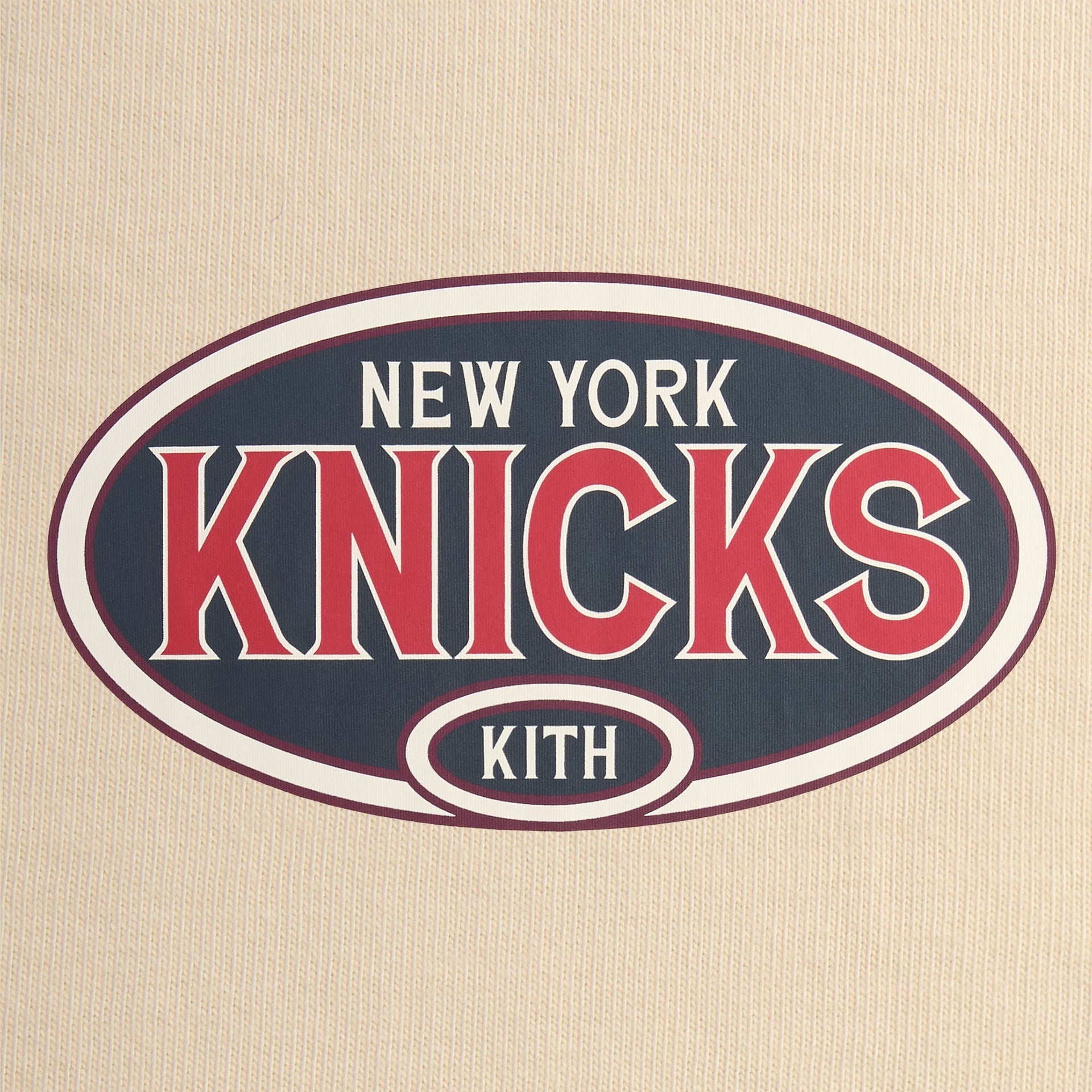 Kith for the New York Knicks NY Vintage Jones Tee - Sandrift - PH