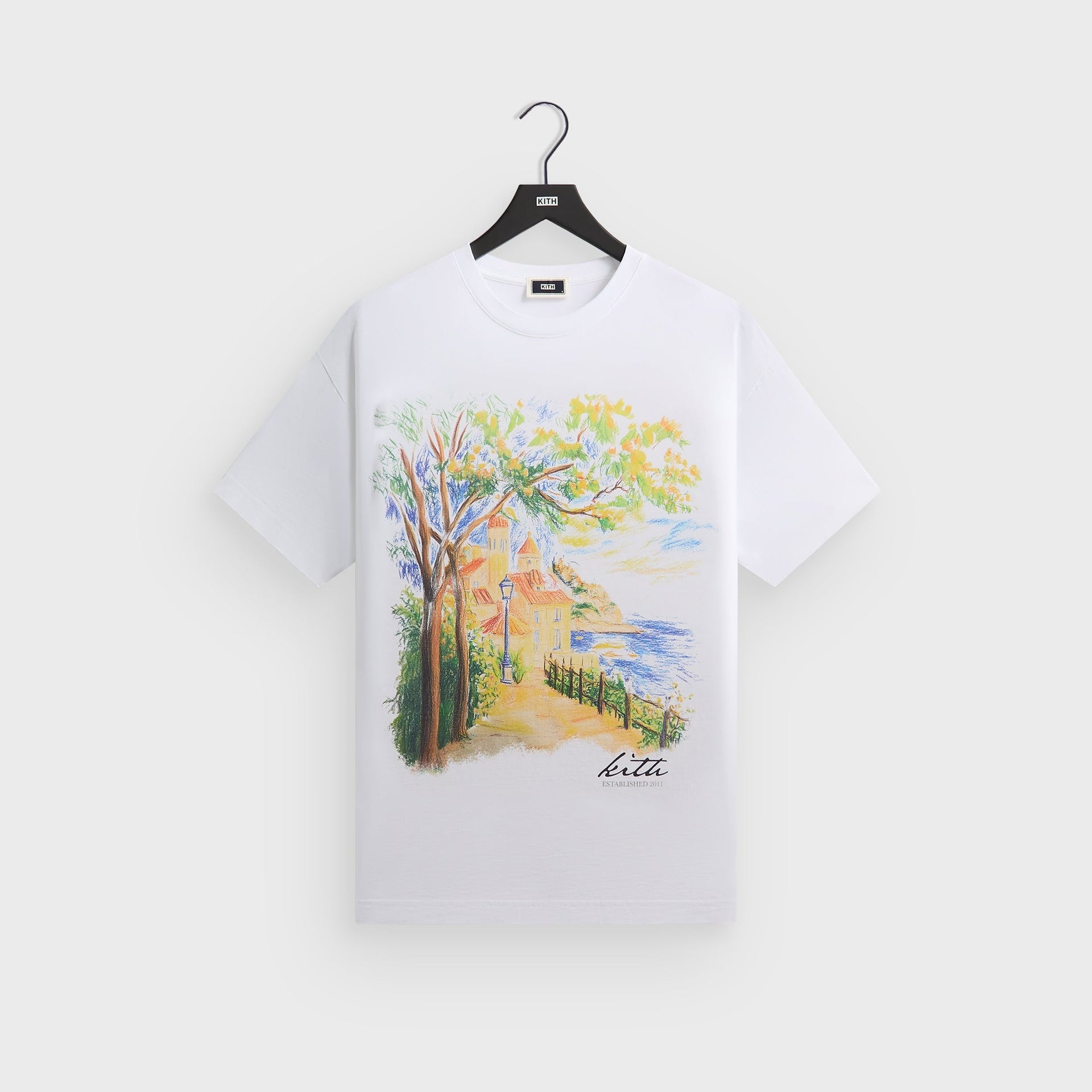 Kith Retreat Vintage Tee - White - PH