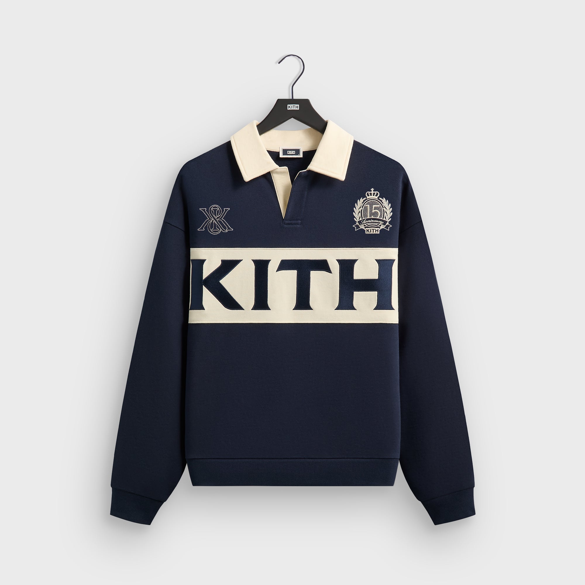 Kith Nelson Rugby Pullover - Nocturnal – Kith Canada