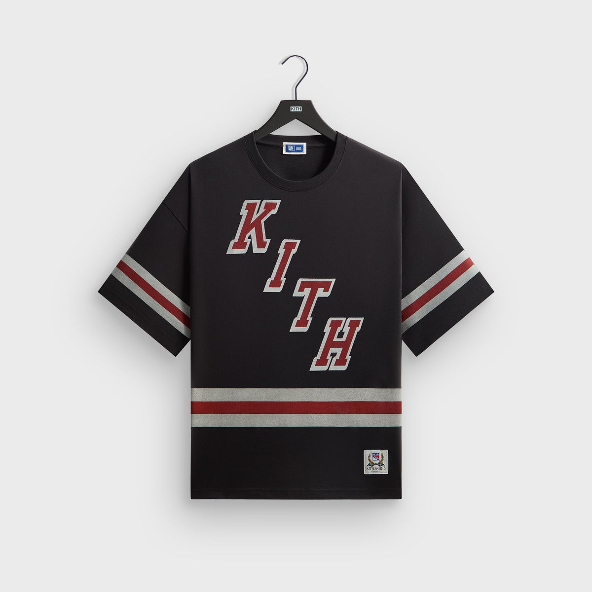 Kith for the New York Rangers Retro Centennial Bishop Tee - Black