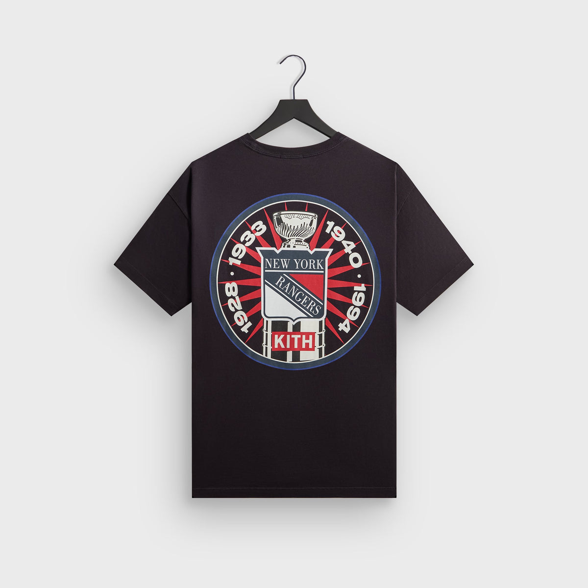 Kith for the New York Rangers Stanley Cup Vintage Tee - Ink