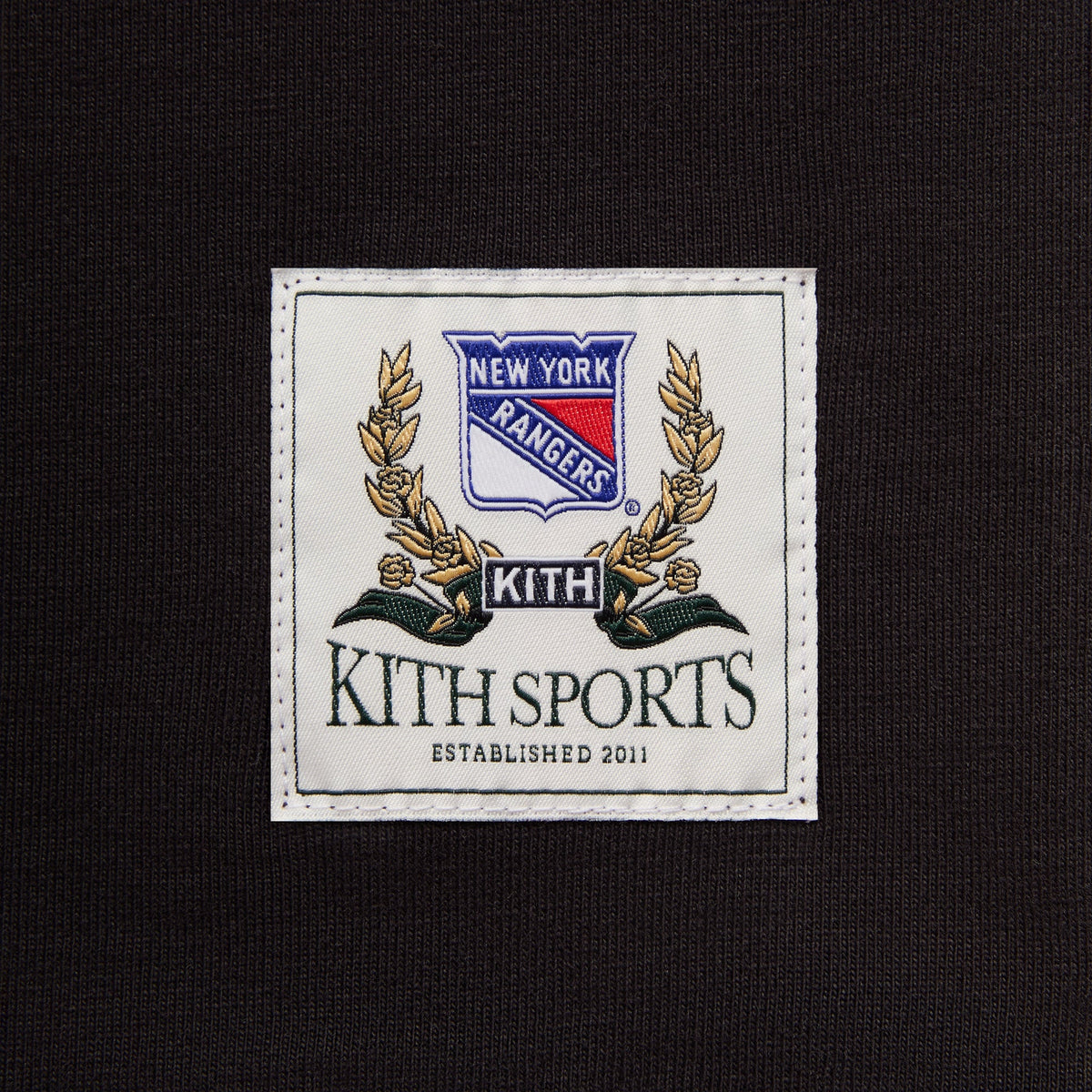 Kith for the New York Rangers New York Vintage Jones Tee - Black
