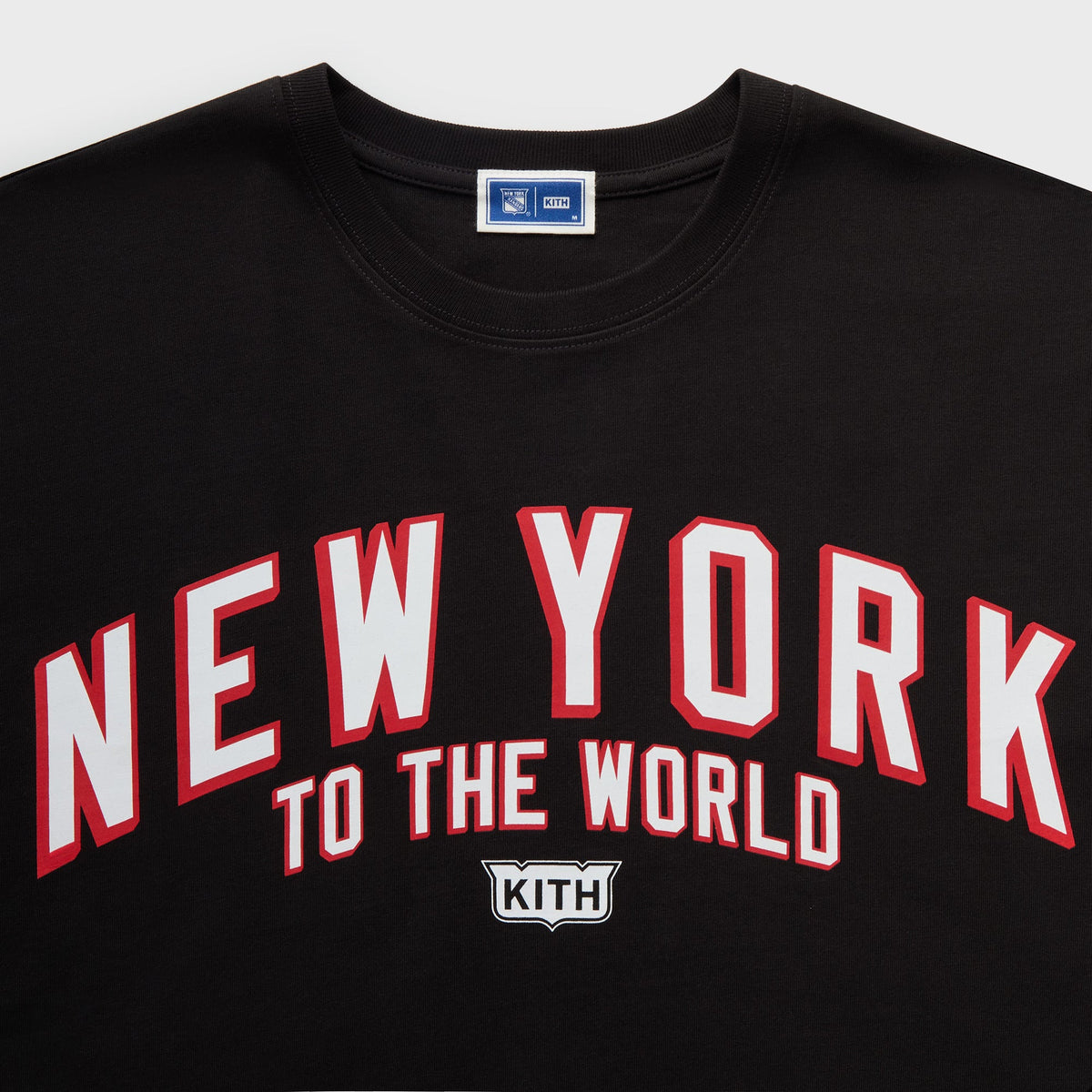 Kith for the New York Rangers New York Vintage Long Sleeve Quinn Tee - Black